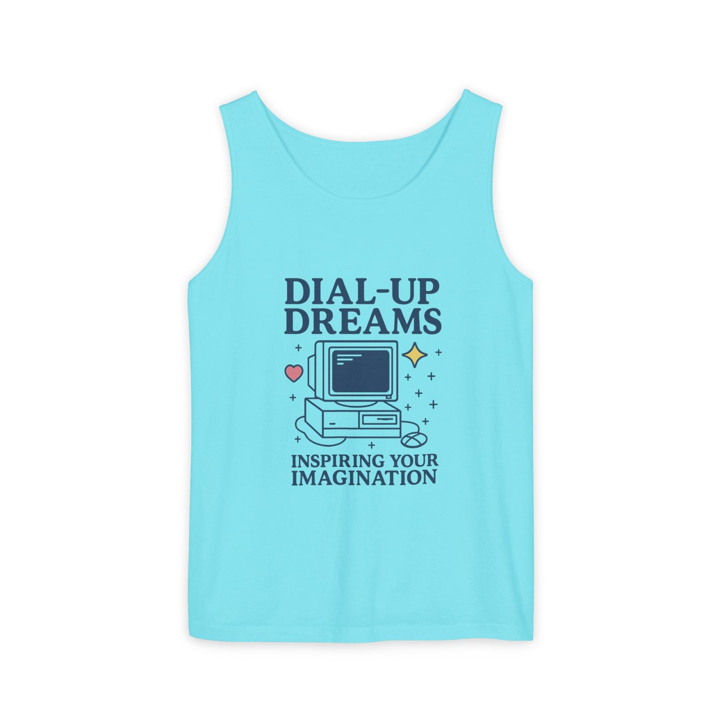 Tank Top - Dial-Up Dreams™ Retro Tank, OFFLINE & Unbothered Design