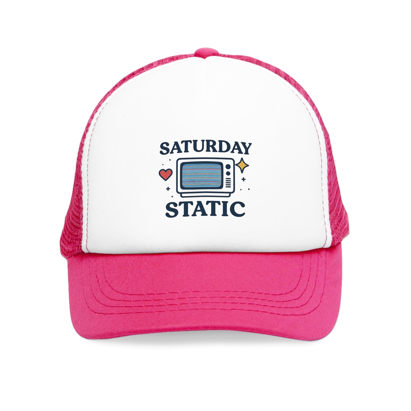 Saturday Static Retro Trucker Cap