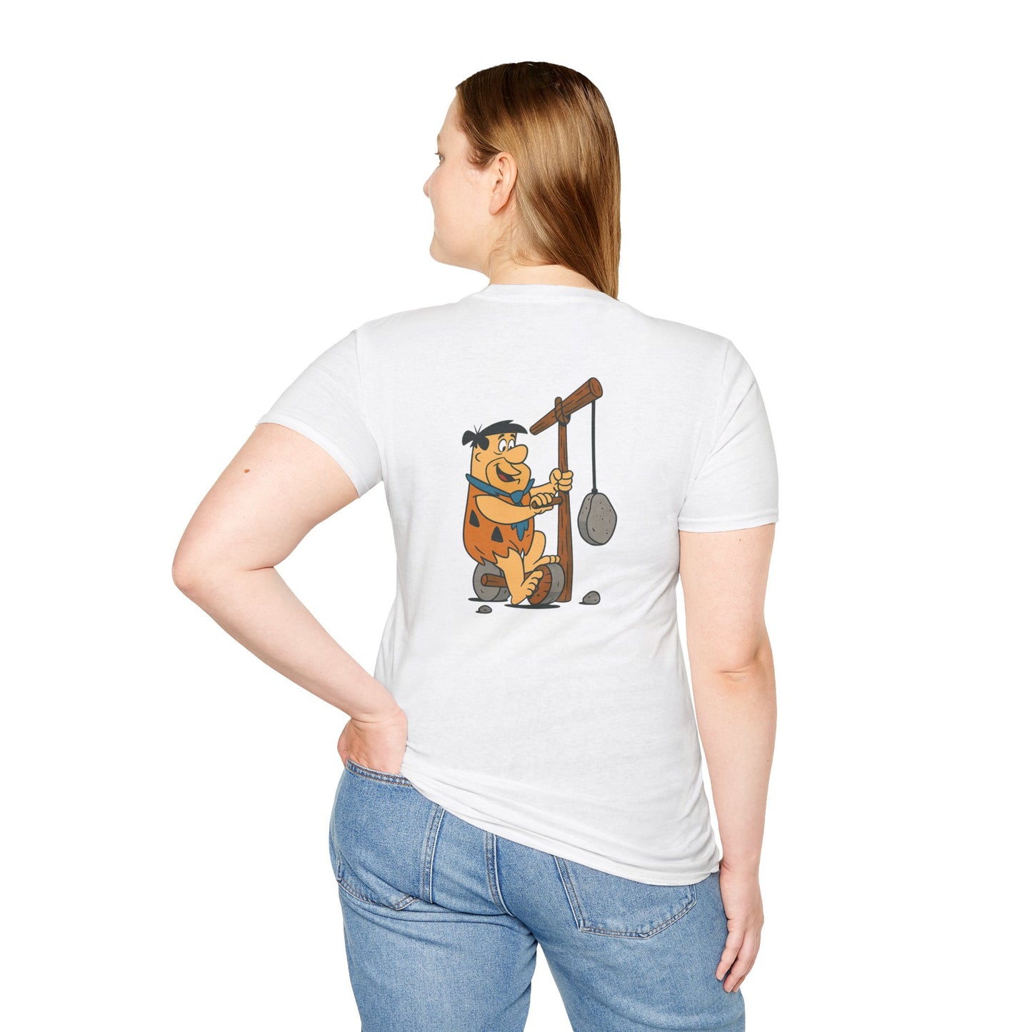 Retro Fred Flintstone Softstyle T-Shirt