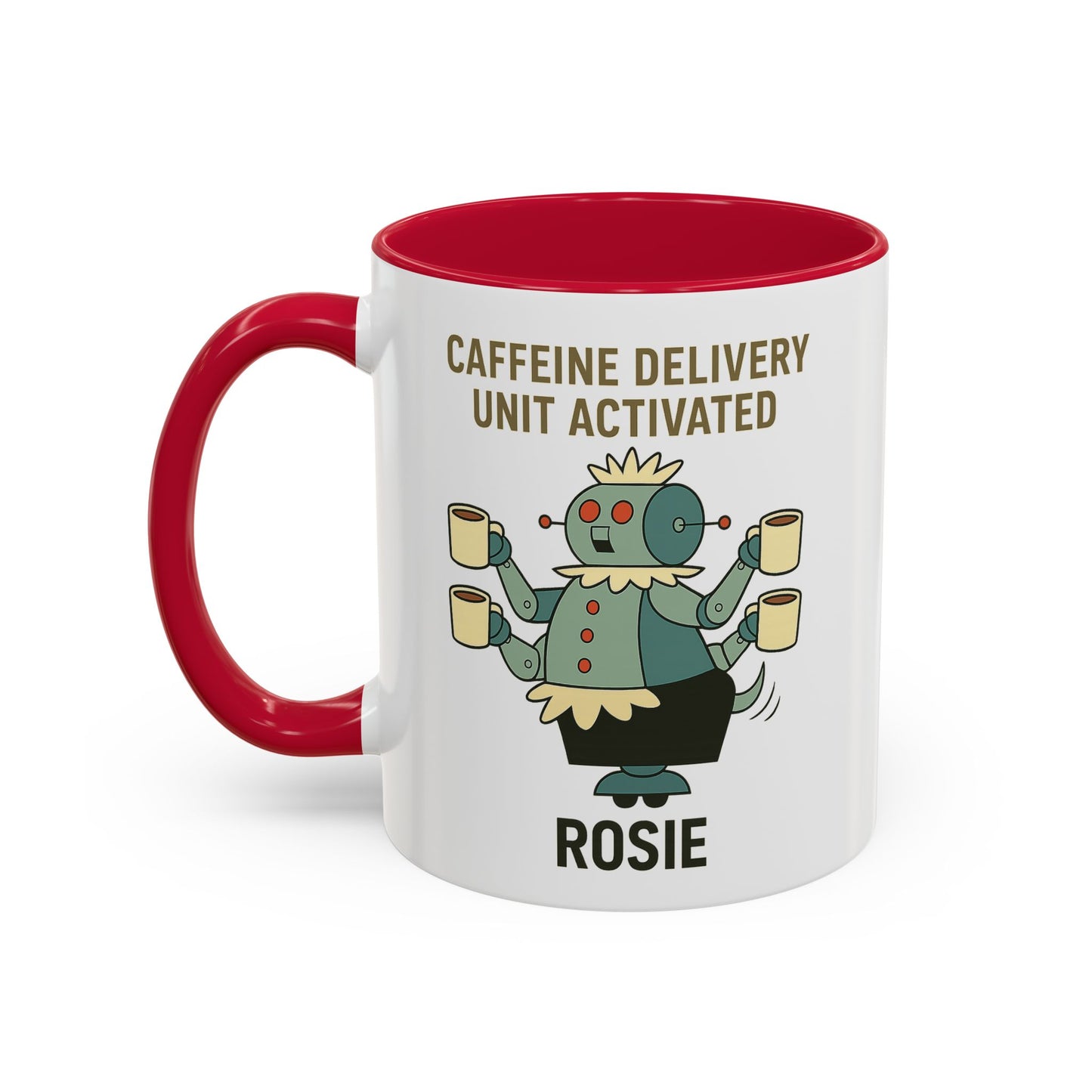 ☕ Rosie Jetson Mug – Caffeine Delivery Unit Activated! ⚡🤖✨