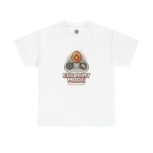 Egg Hunt Mode T-Shirt (Press Start Retro Easter Tee)