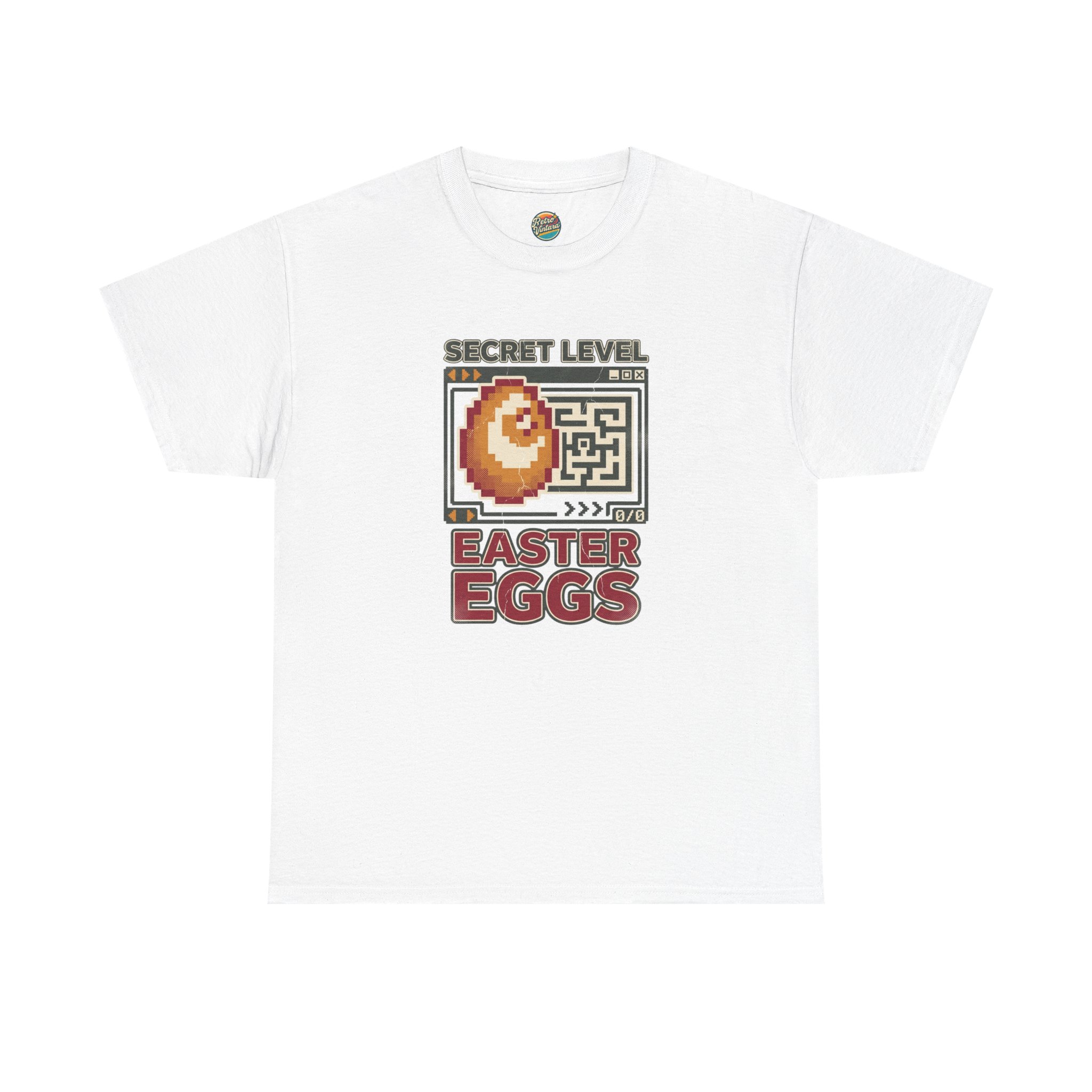 Secret Level: Easter Eggs Retro Gaming T-Shirt