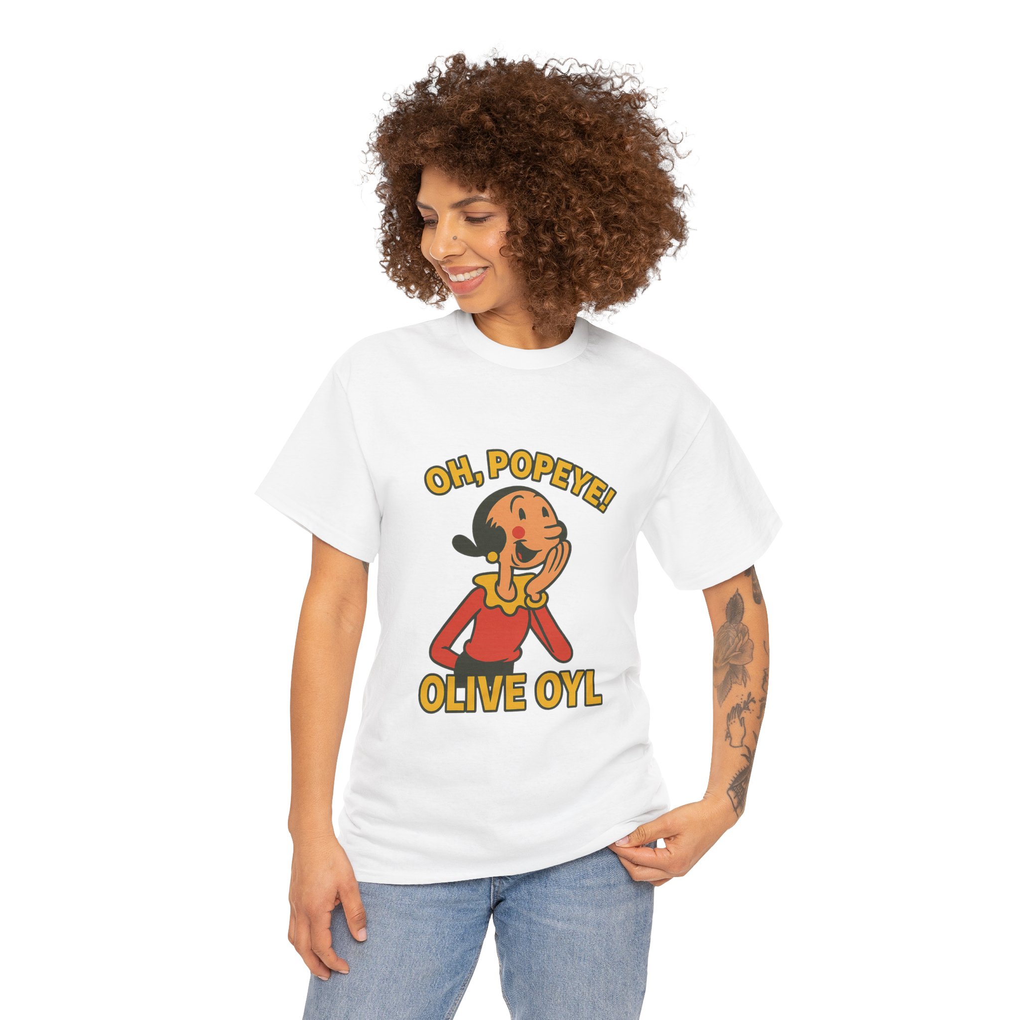 Olive Oyl Retro Tee – The Queen of Quirky Charm! - Image 2