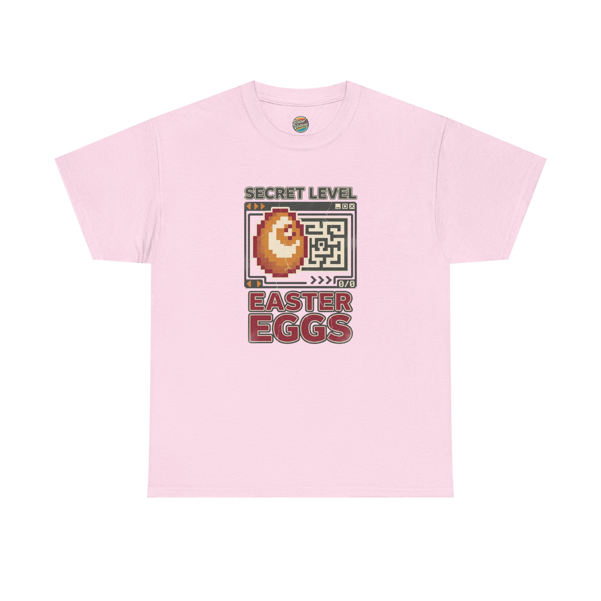 Secret Level: Easter Eggs Retro Gaming T-Shirt - Image 13