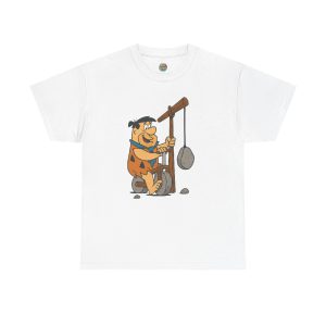 Retro Fred Flintstone T-Shirt — Vintage Cartoon Stone Age Tee