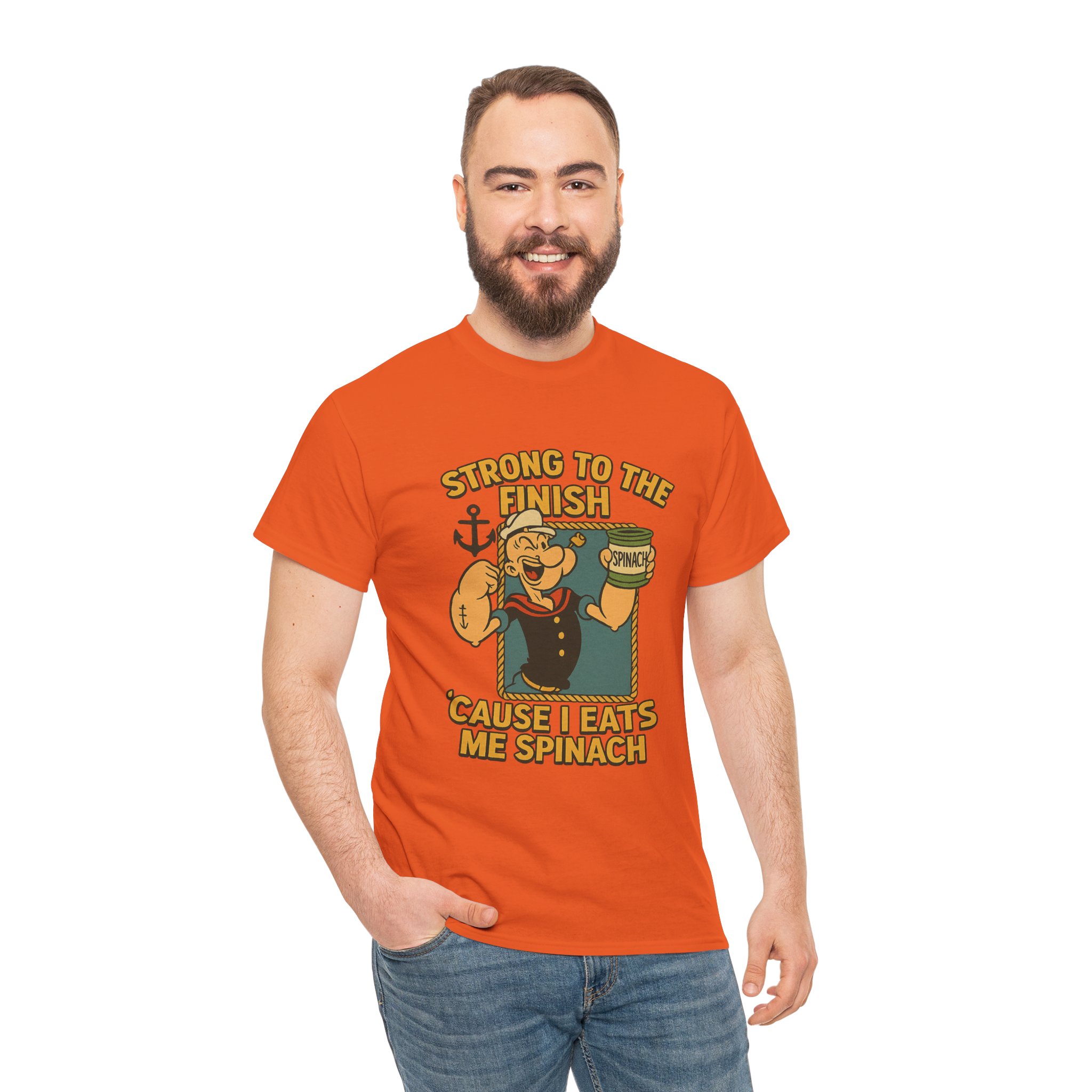 “I Yam What I Yam” – Retro Popeye Tee - Image 8
