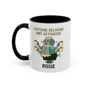☕ Rosie Jetson Mug – Caffeine Delivery Unit Activated! ⚡🤖✨