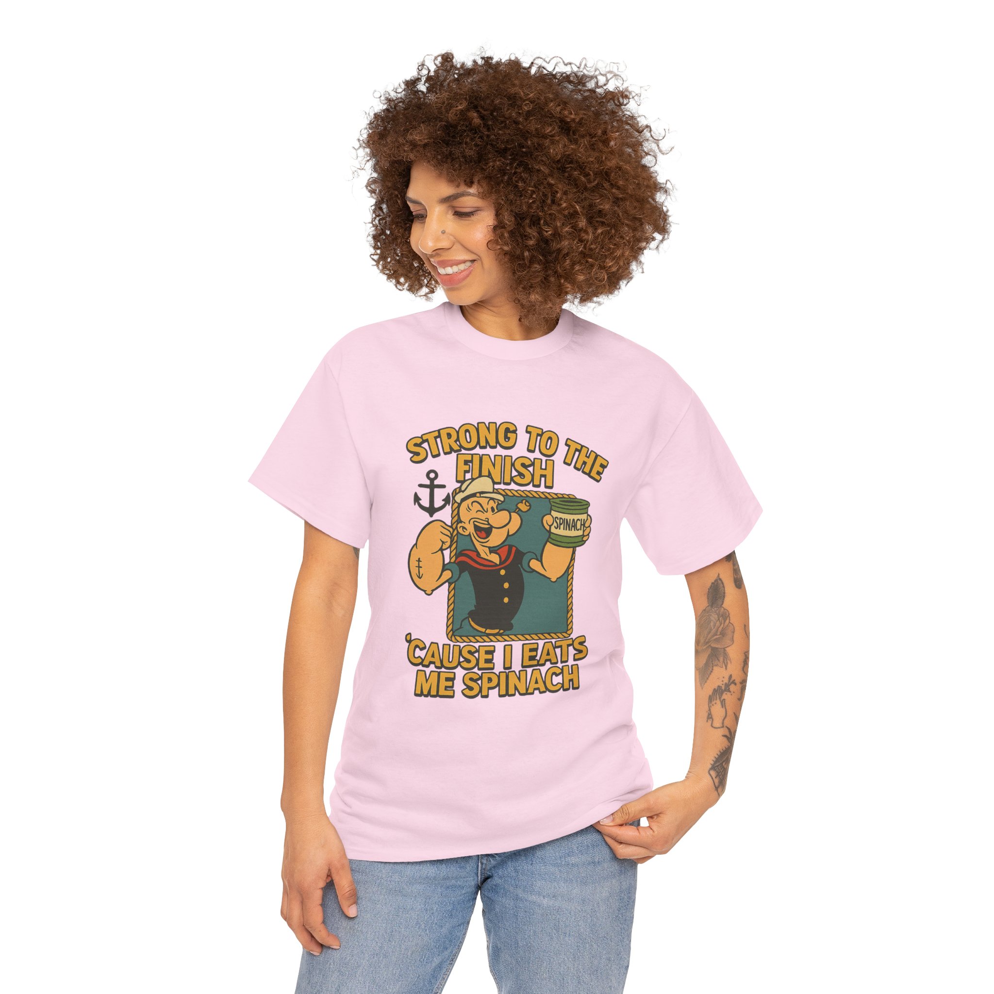 “I Yam What I Yam” – Retro Popeye Tee - Image 12