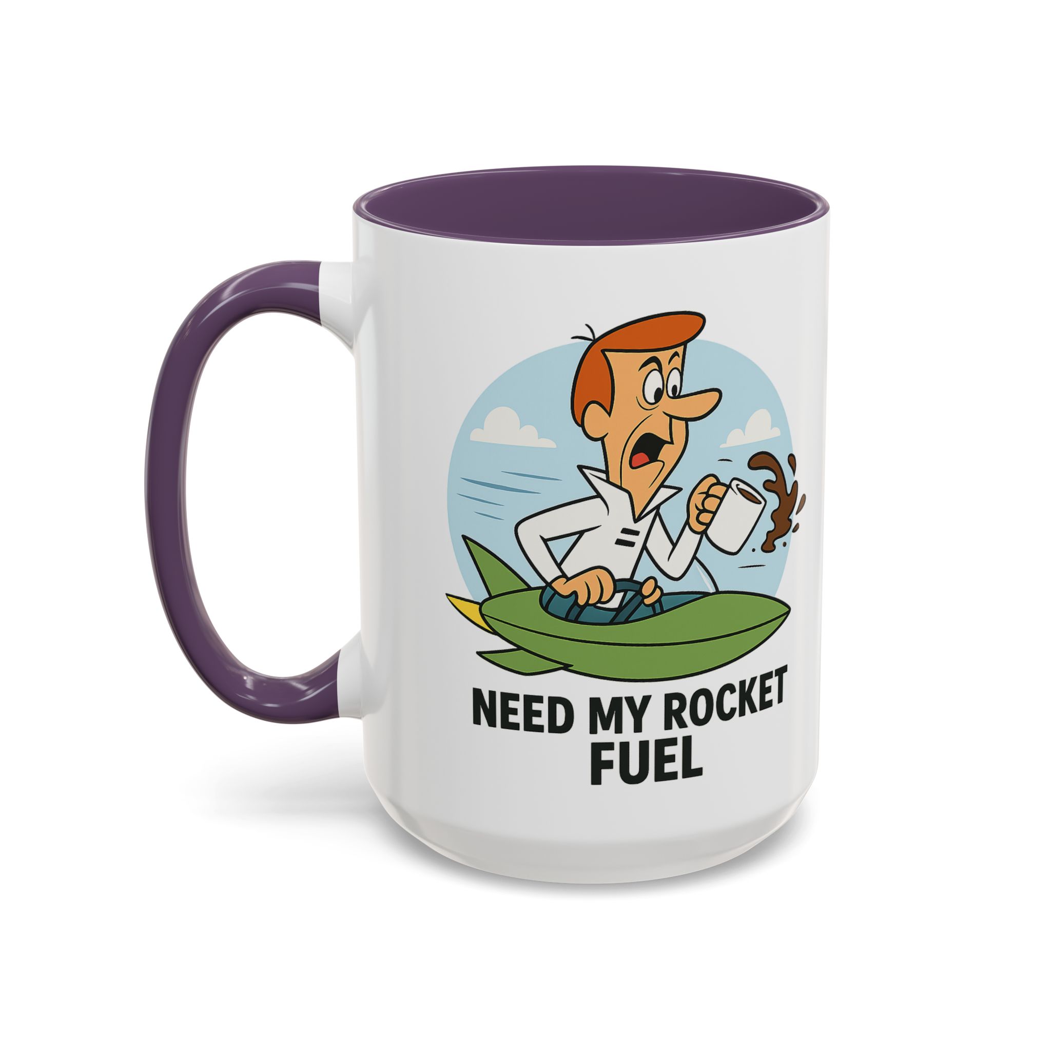 Need My Rocket Fuel George Jetson Coffee Mug - Image 17