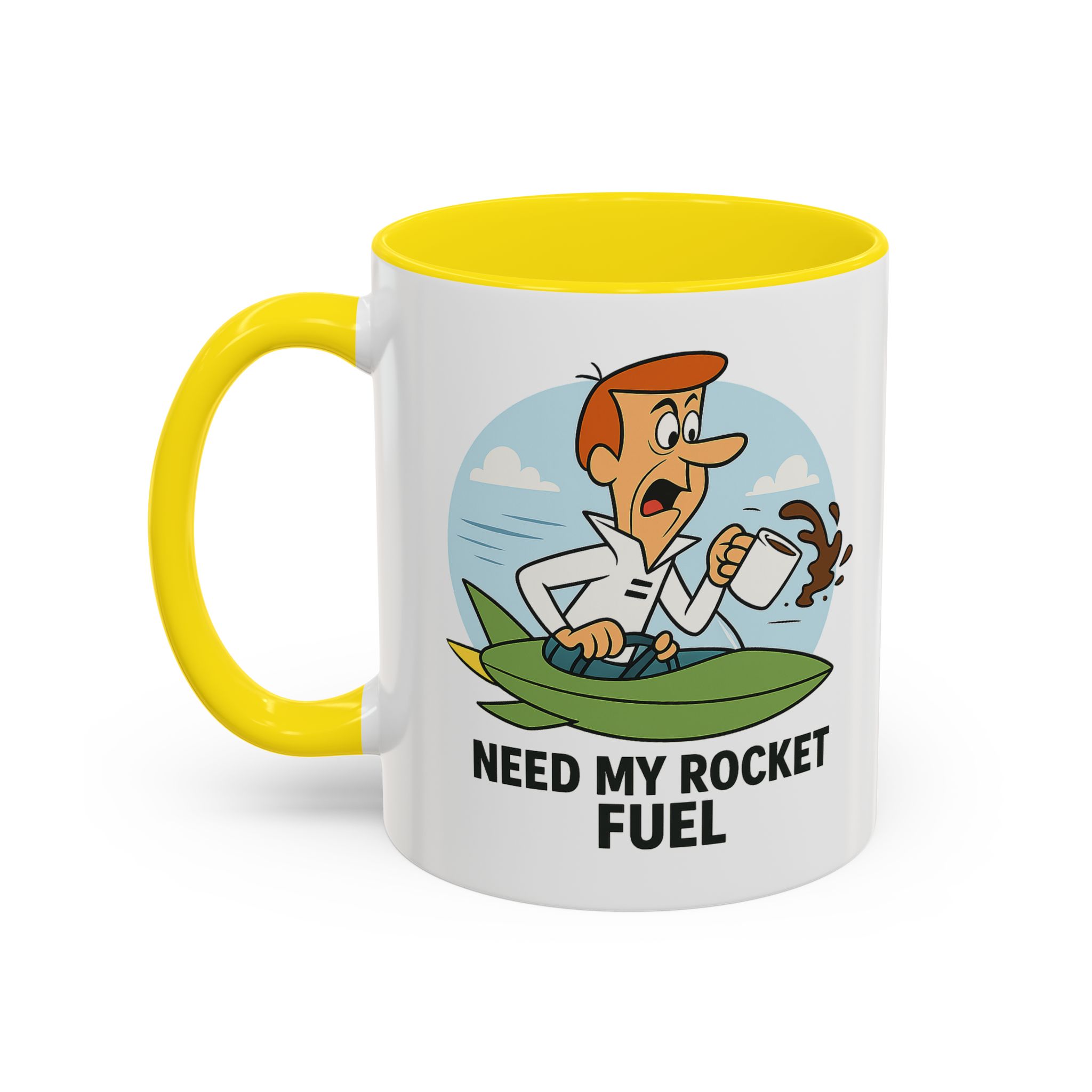 Need My Rocket Fuel George Jetson Coffee Mug - Image 12