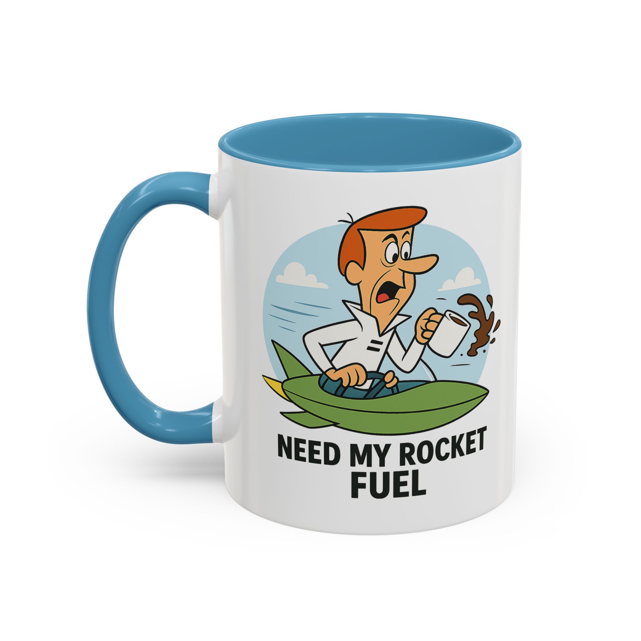 Need My Rocket Fuel George Jetson Coffee Mug - Image 9