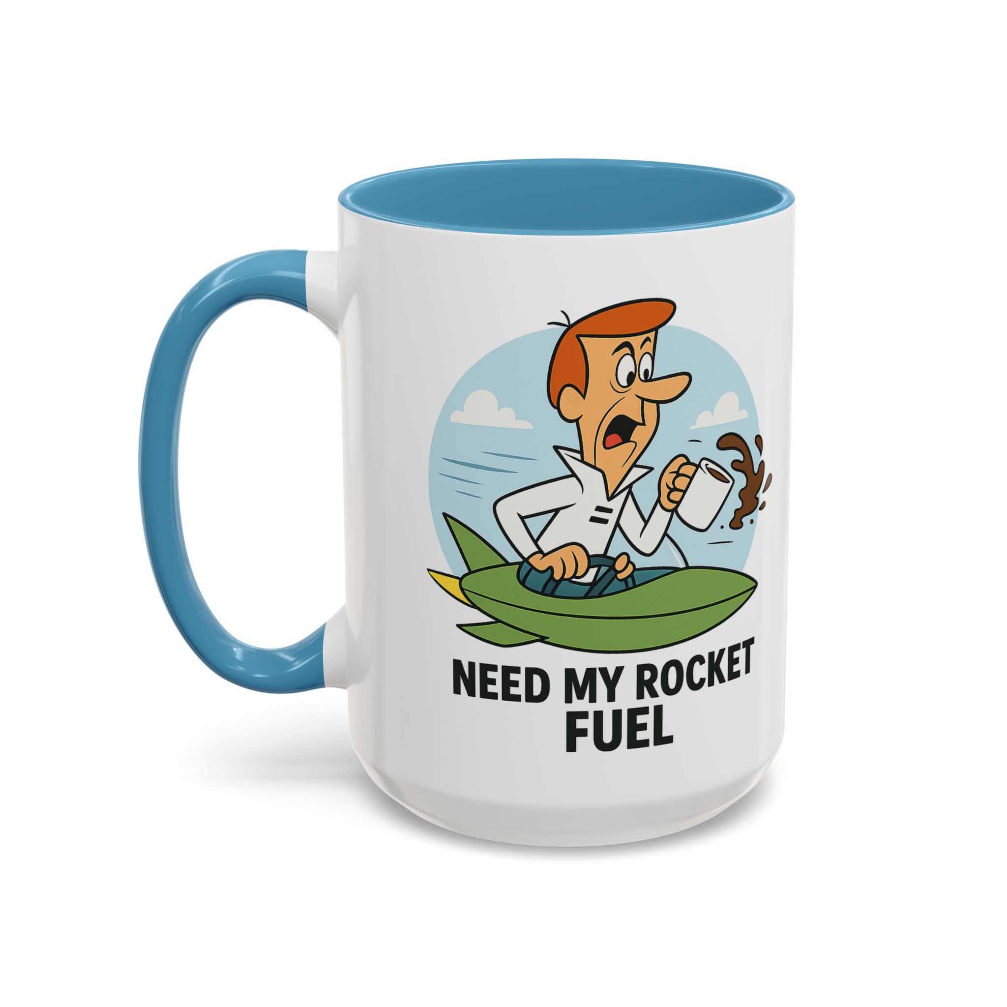 Need My Rocket Fuel George Jetson Coffee Mug - Image 10