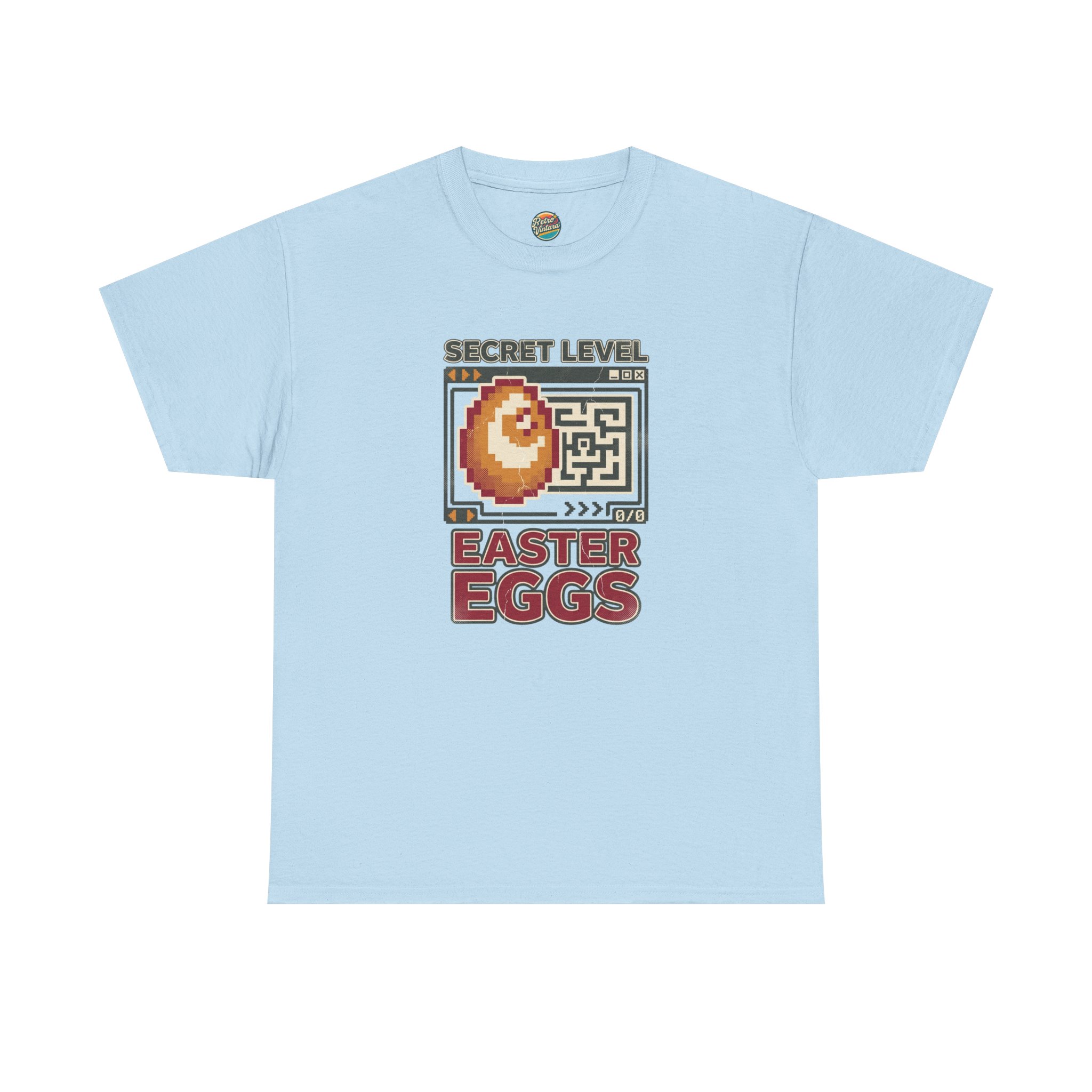 Secret Level: Easter Eggs Retro Gaming T-Shirt - Image 11