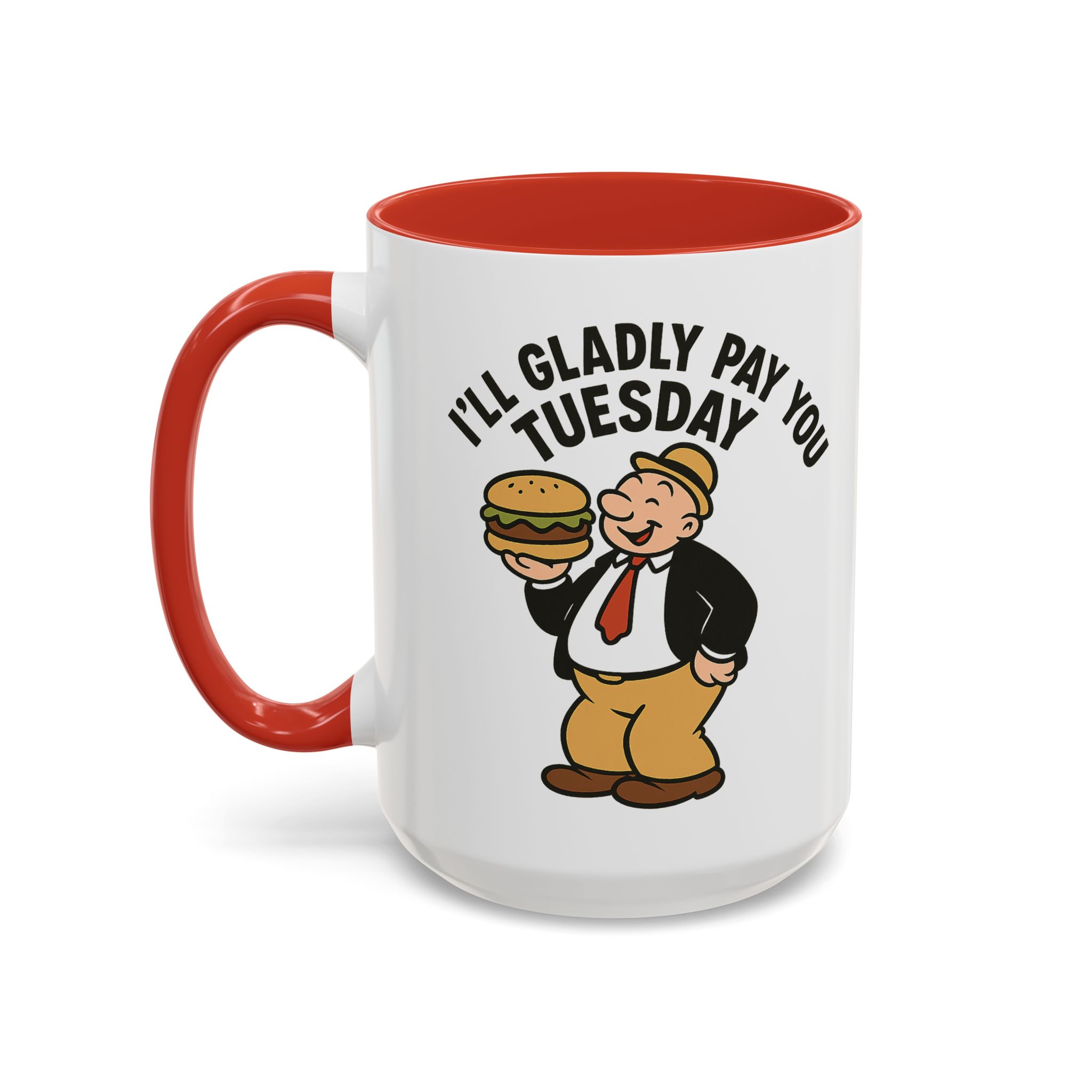 Wimpy Retro Mug – “I’ll Gladly Pay You Tuesday” Classic - Image 8