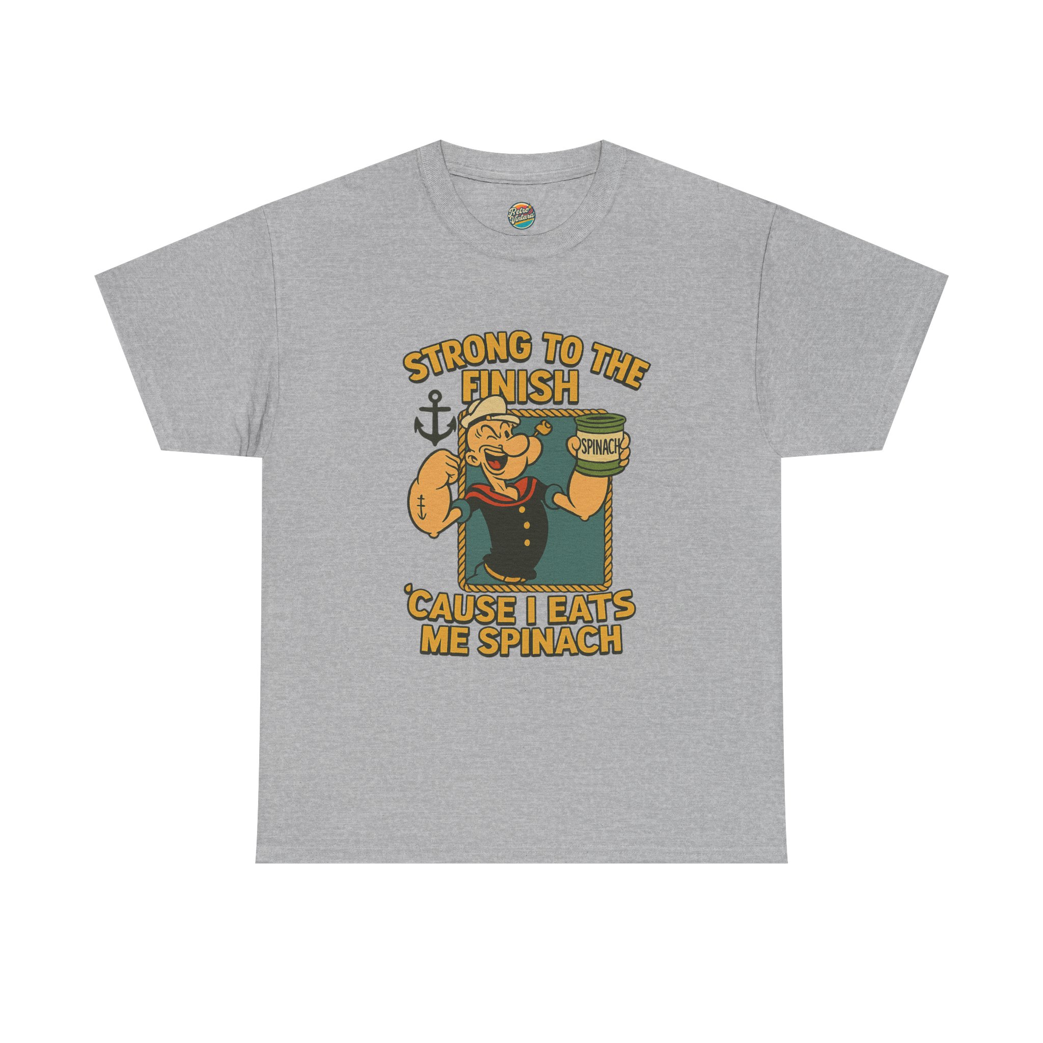 “I Yam What I Yam” – Retro Popeye Tee - Image 3