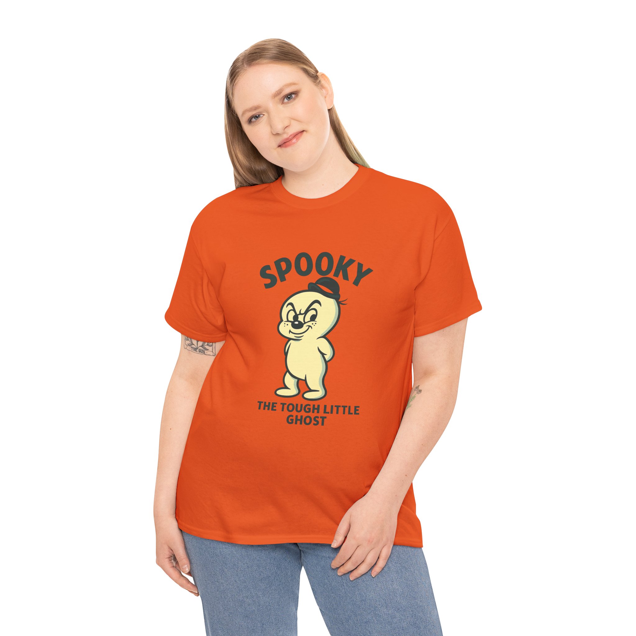 Spooky Vibes Only – The Tough Little Ghost Tee - Image 8