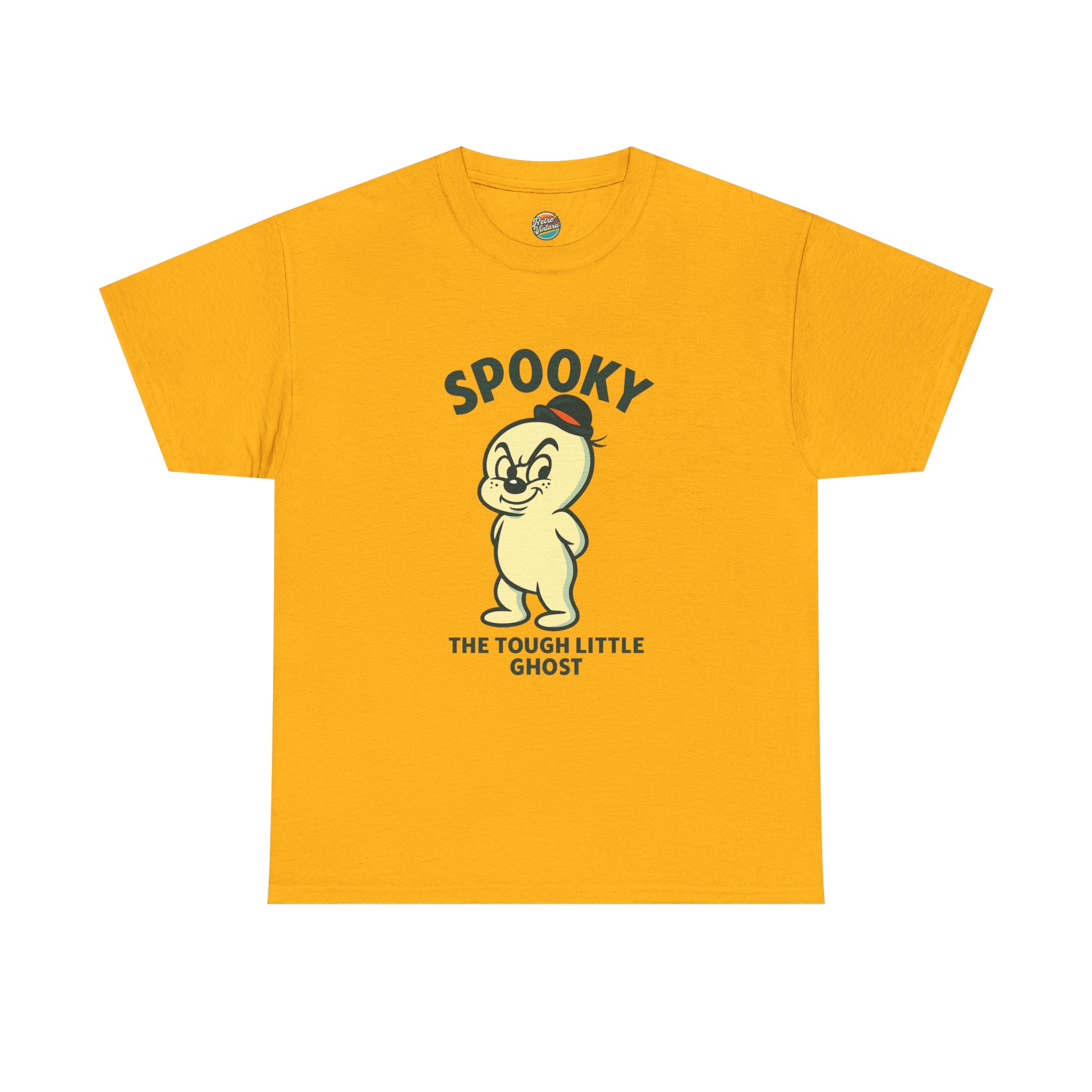 Spooky Vibes Only – The Tough Little Ghost Tee - Image 5