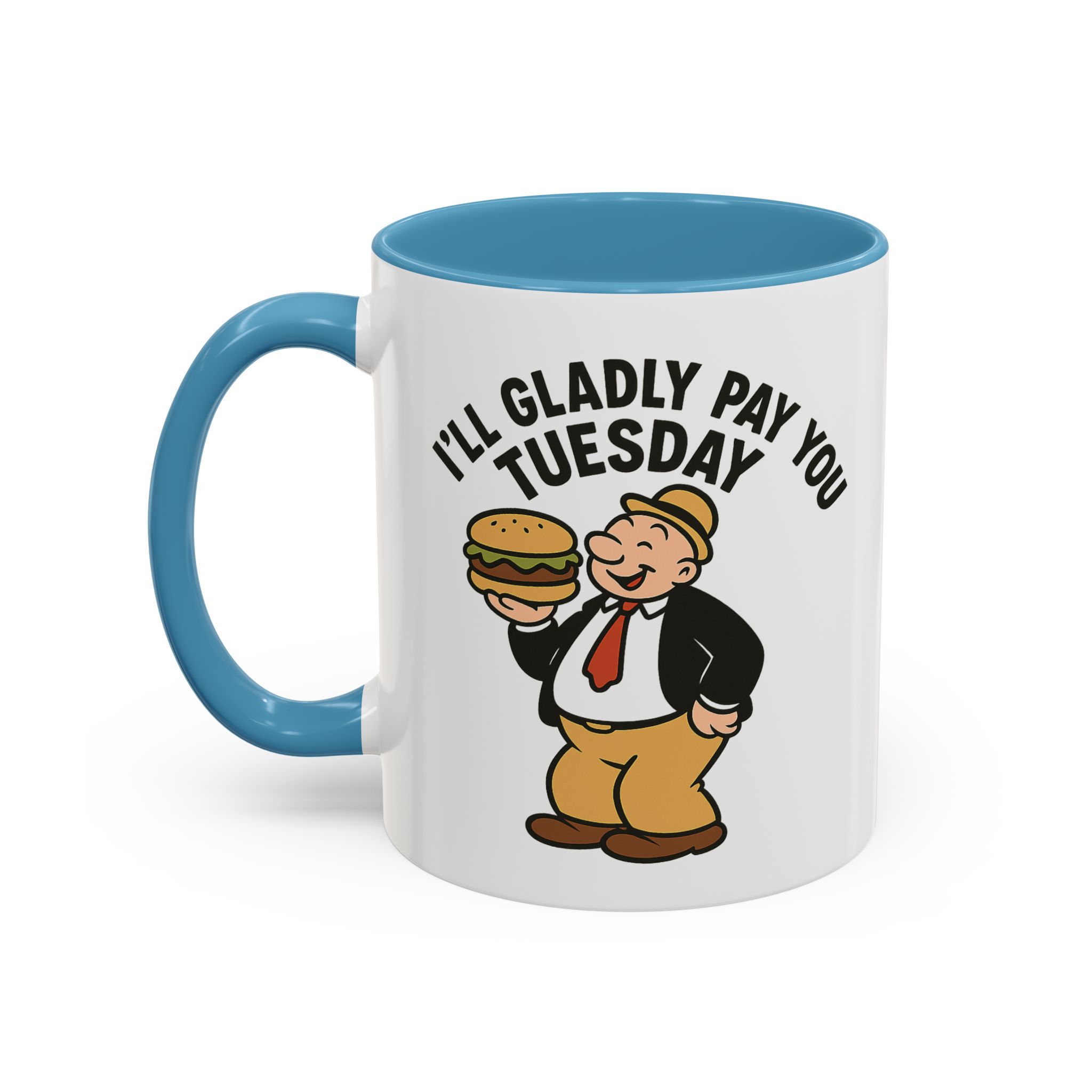 Wimpy Retro Mug – “I’ll Gladly Pay You Tuesday” Classic - Image 9
