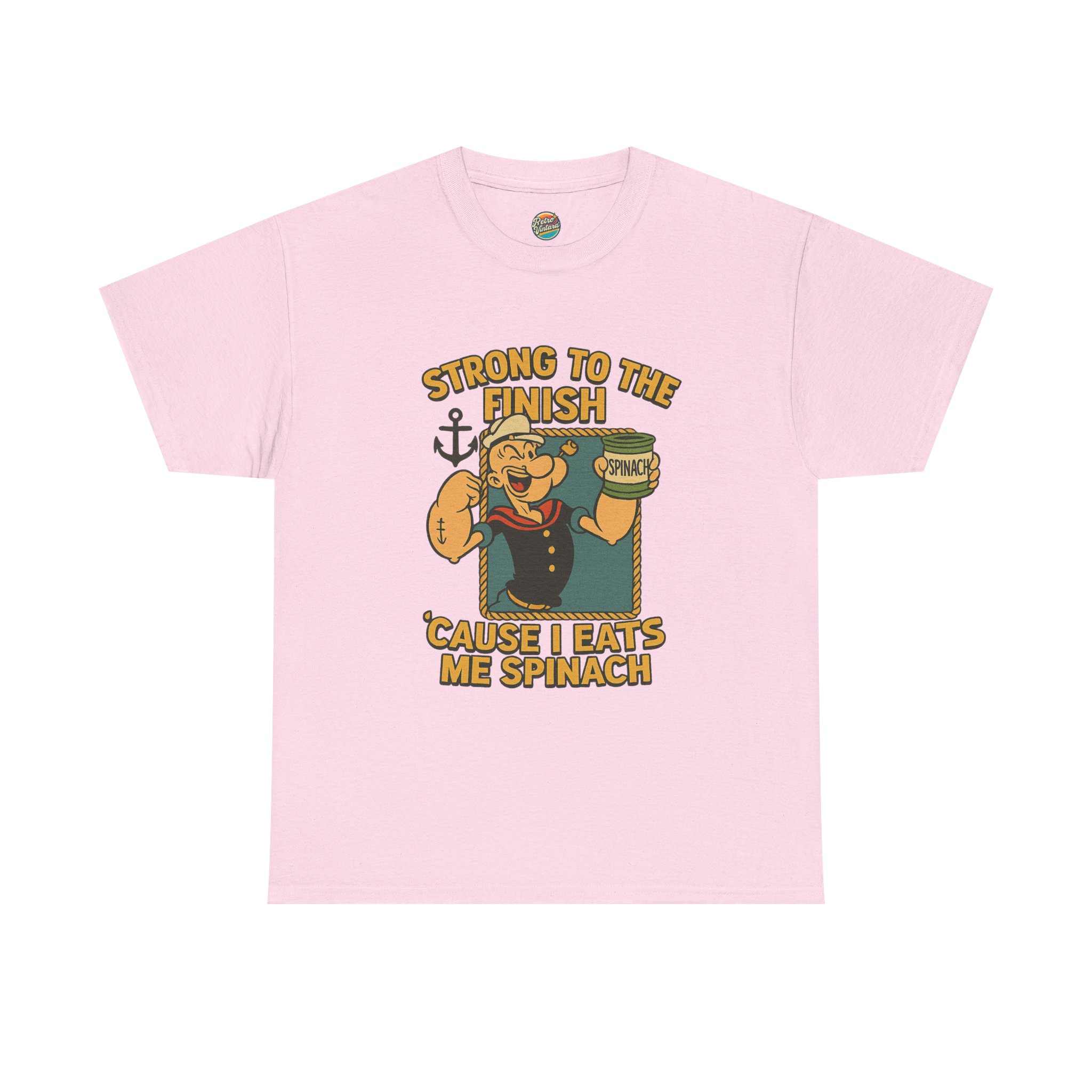 “I Yam What I Yam” – Retro Popeye Tee - Image 11