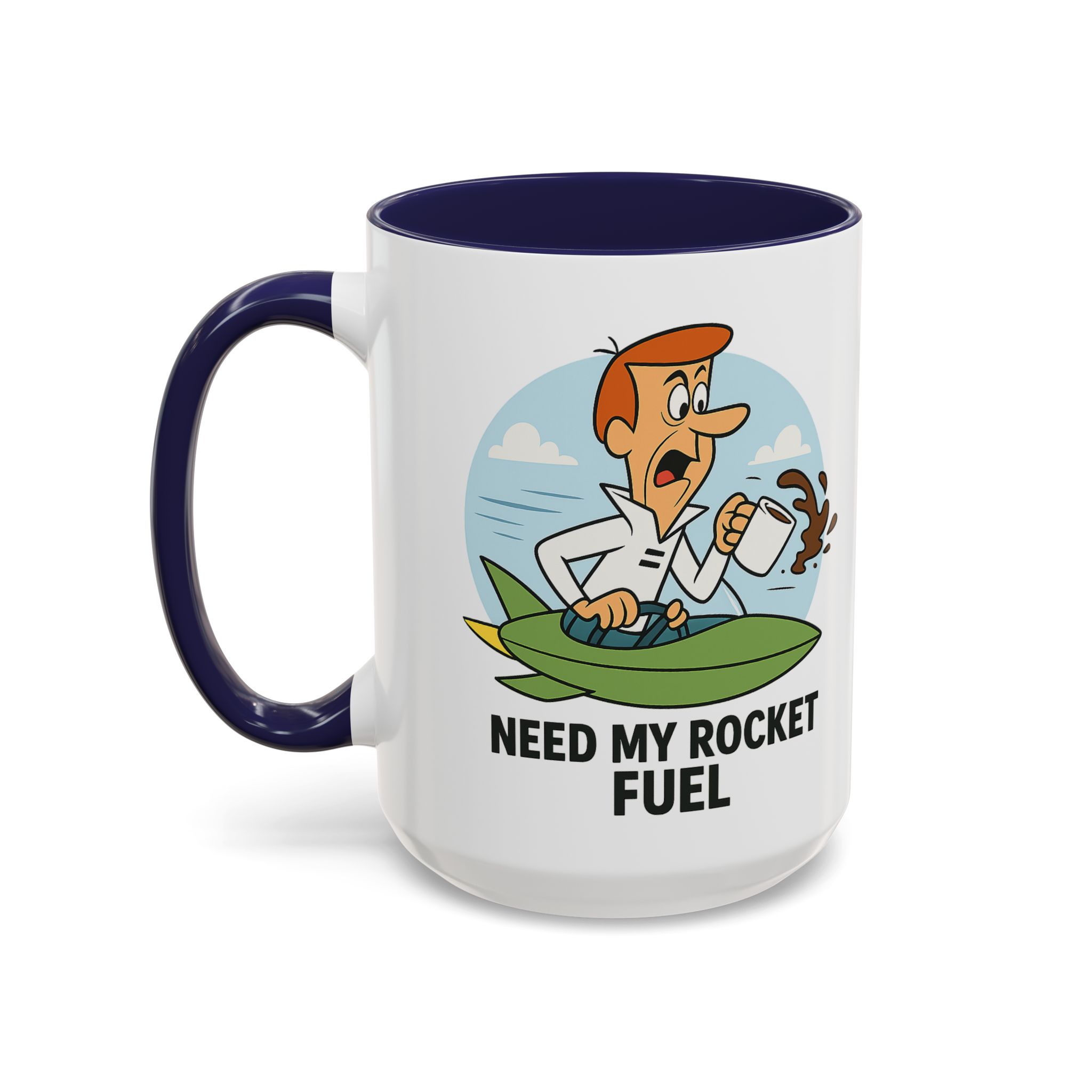 Need My Rocket Fuel George Jetson Coffee Mug - Image 6