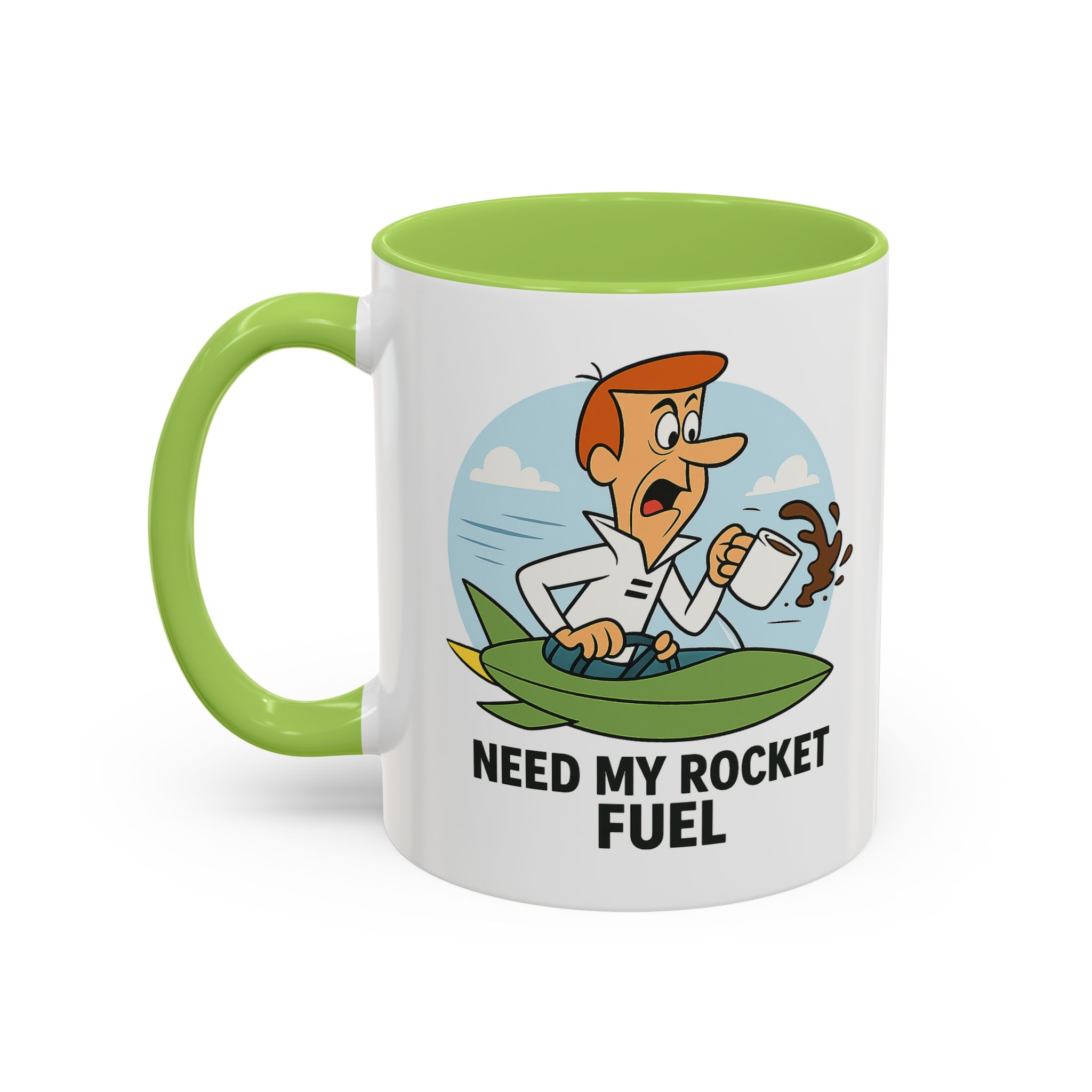 Need My Rocket Fuel George Jetson Coffee Mug - Image 15