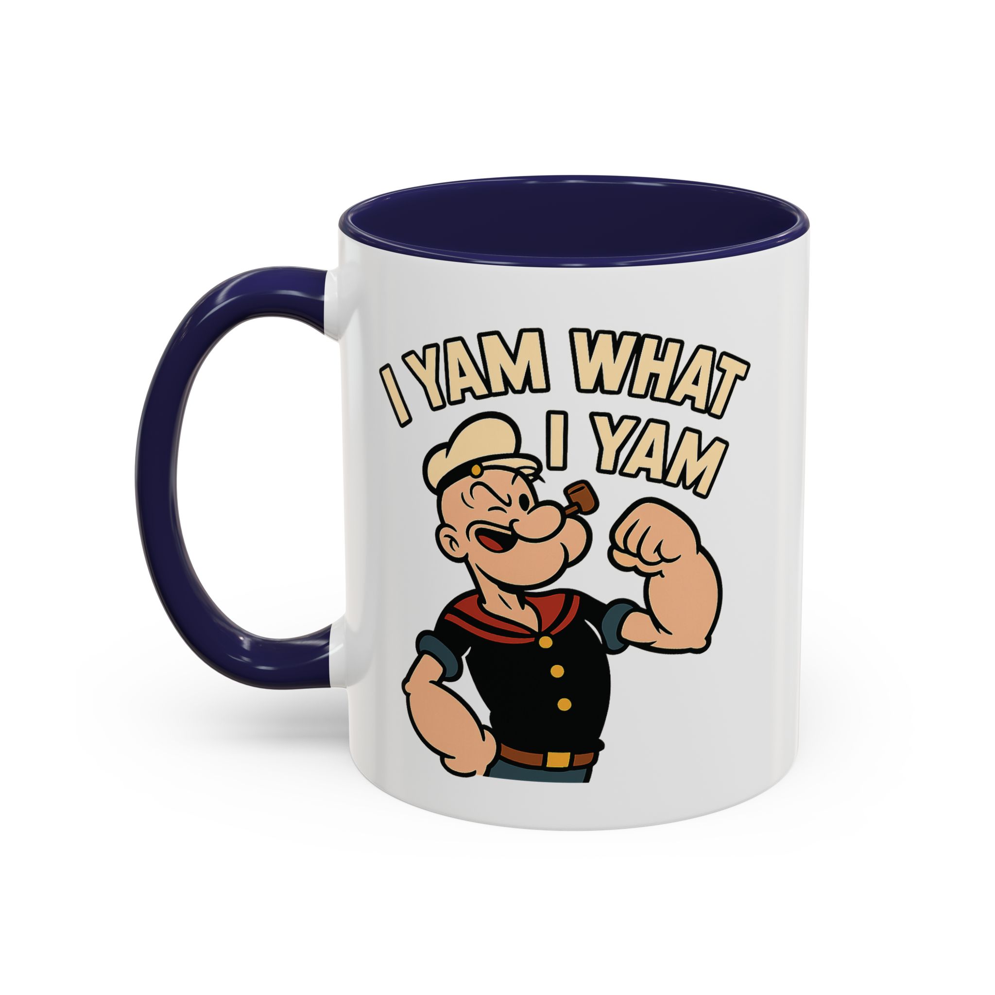 Popeye Power Mug – “I Yam What I Yam” Retro Classic - Image 2