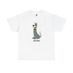 Astro Jetson Unisex Softstyle T-Shirt - Retro Cartoon Space Dog Tee