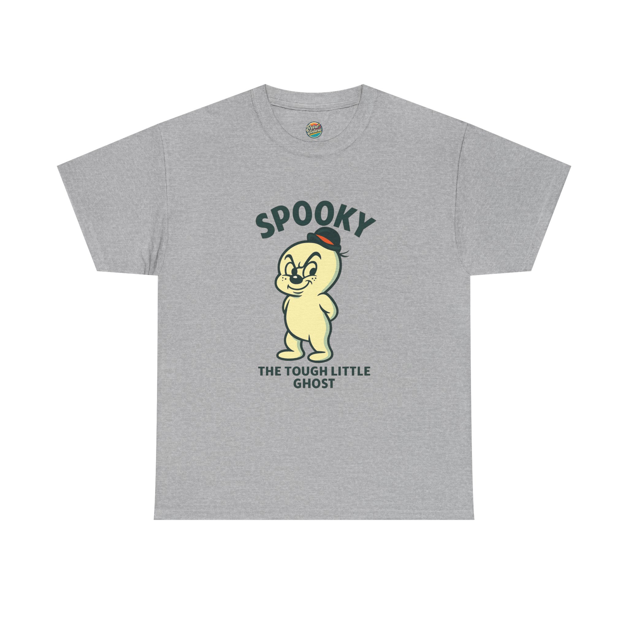 Spooky Vibes Only – The Tough Little Ghost Tee - Image 3