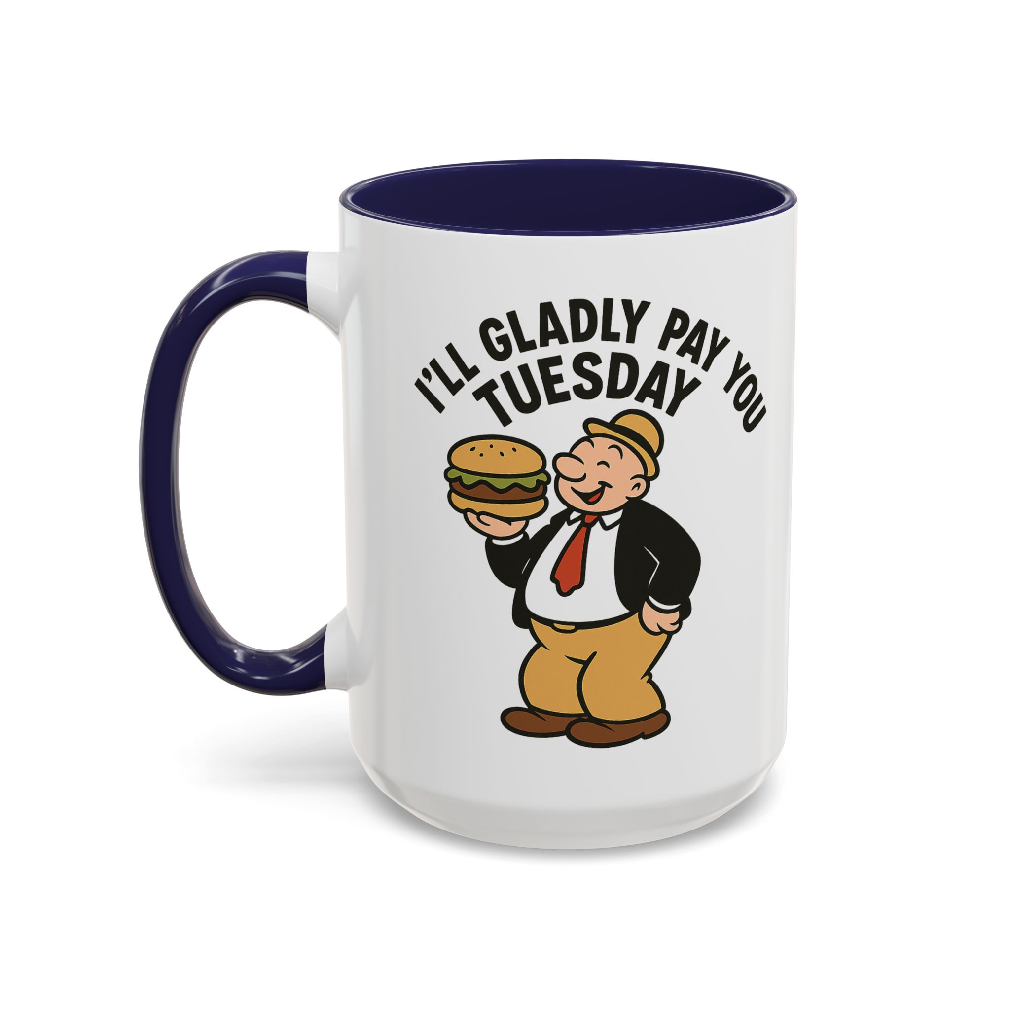 Wimpy Retro Mug – “I’ll Gladly Pay You Tuesday” Classic - Image 6
