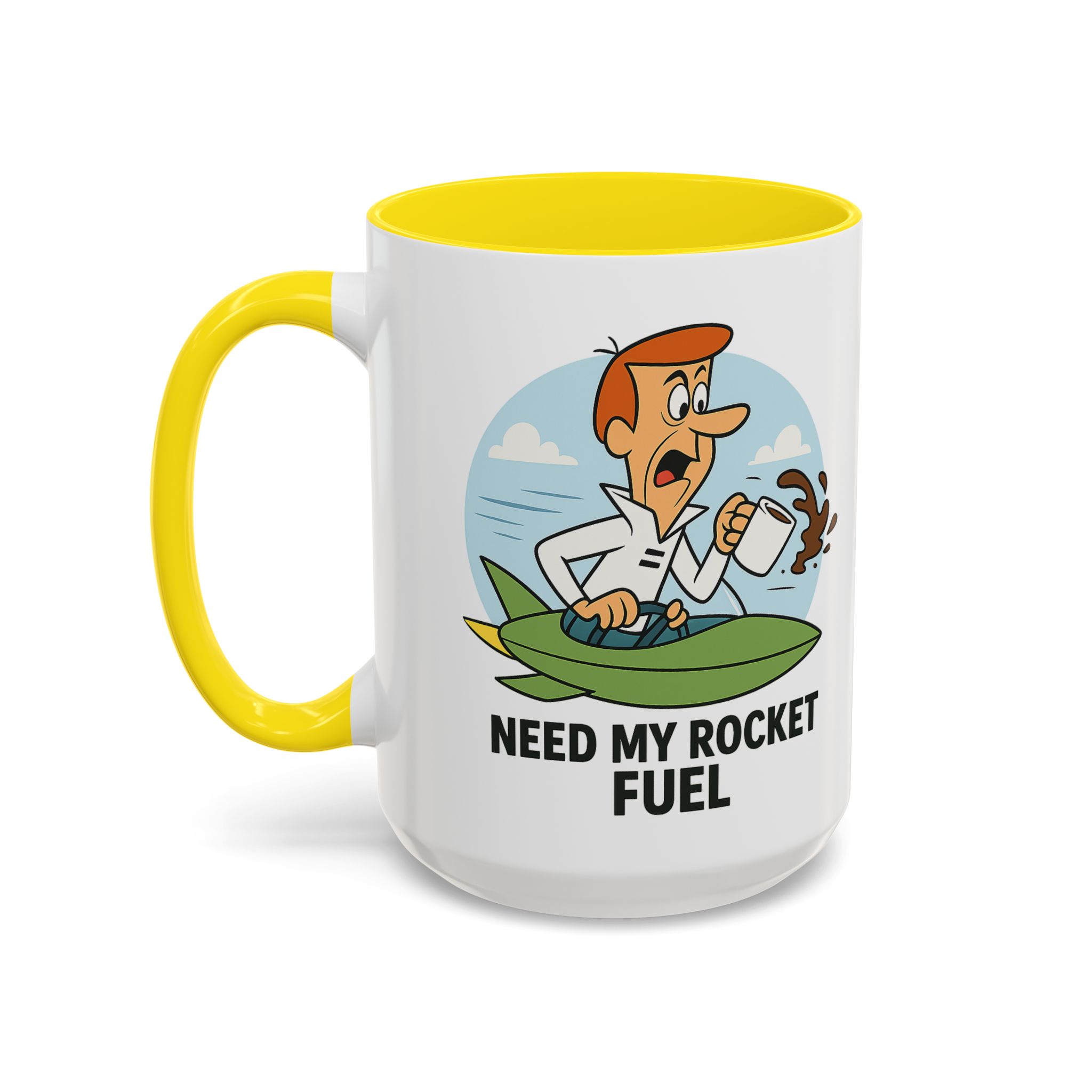 Need My Rocket Fuel George Jetson Coffee Mug - Image 14