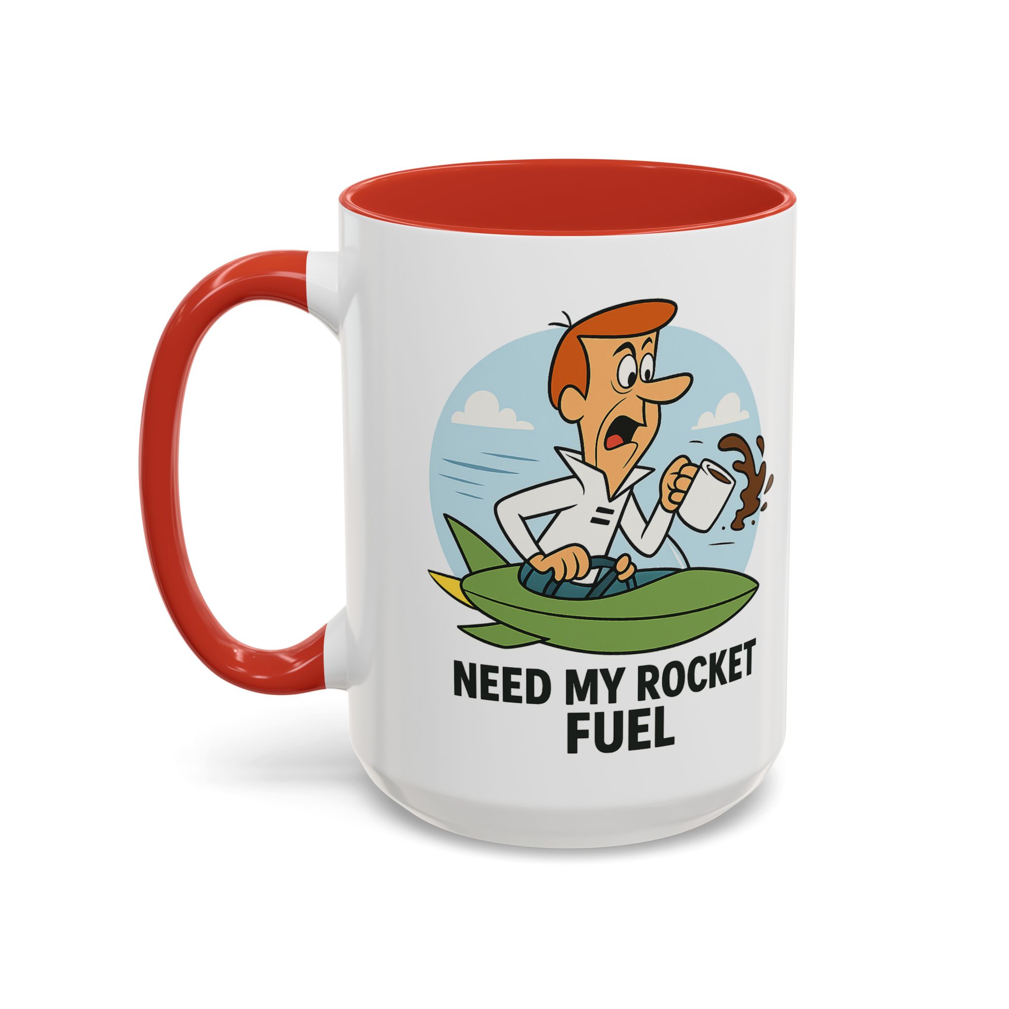 Need My Rocket Fuel George Jetson Coffee Mug - Image 8