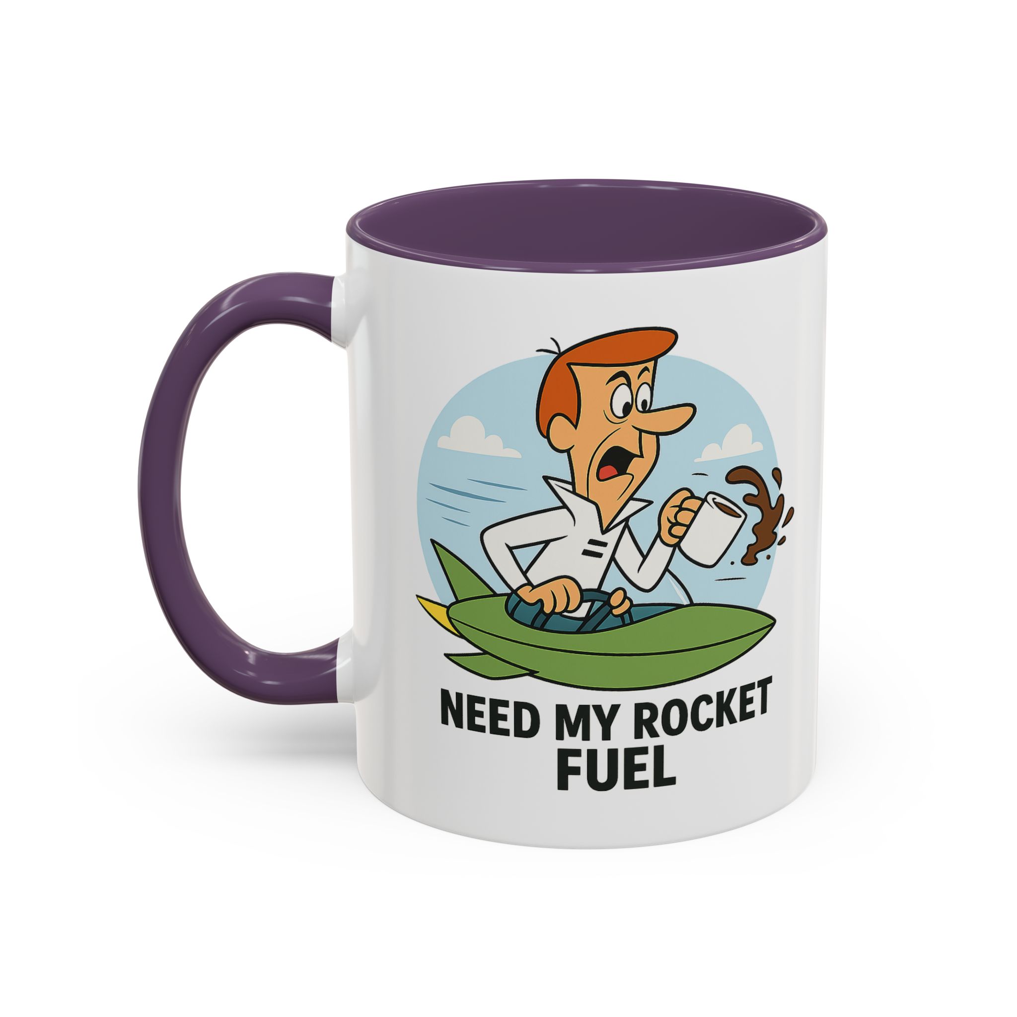 Need My Rocket Fuel George Jetson Coffee Mug - Image 16