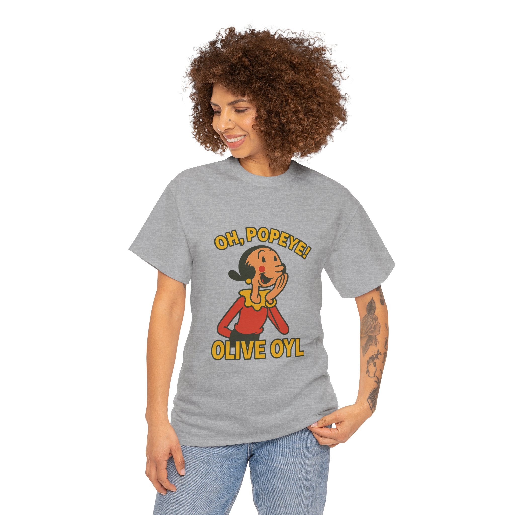 Olive Oyl Retro Tee – The Queen of Quirky Charm! - Image 4