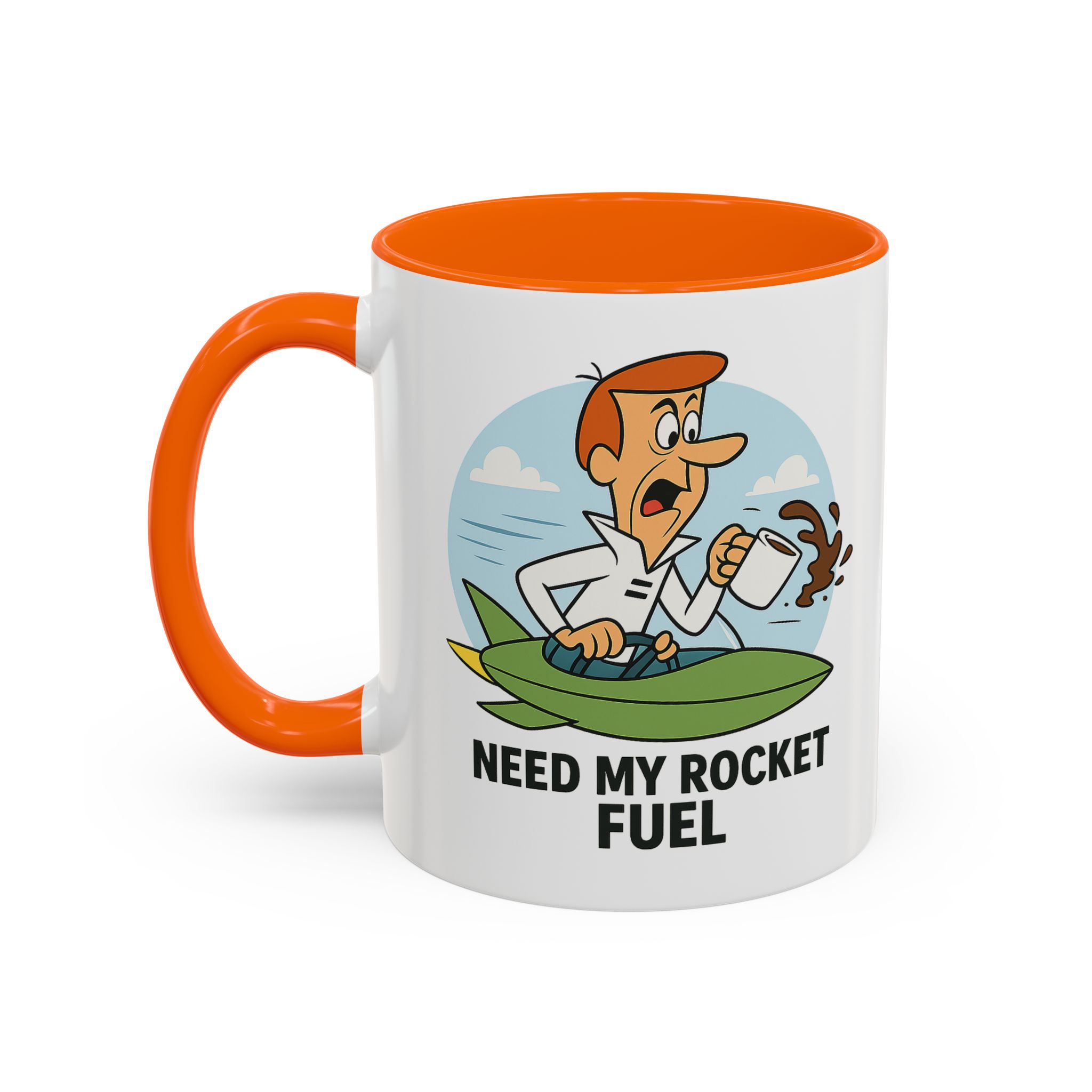 Need My Rocket Fuel George Jetson Coffee Mug - Image 11