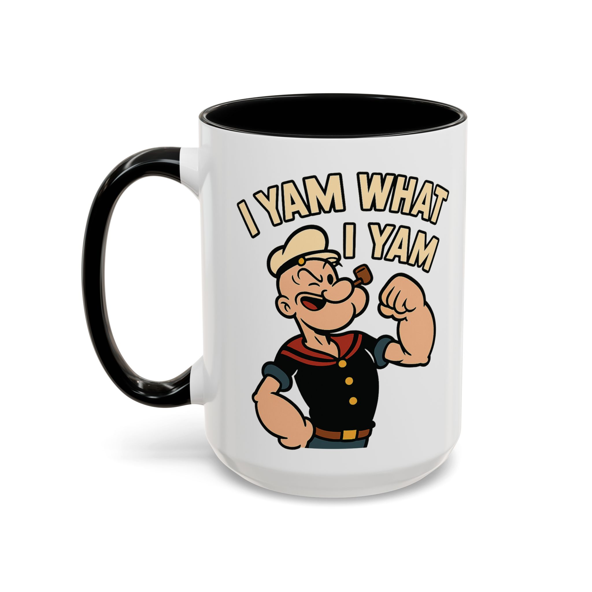 Popeye Power Mug – “I Yam What I Yam” Retro Classic - Image 5