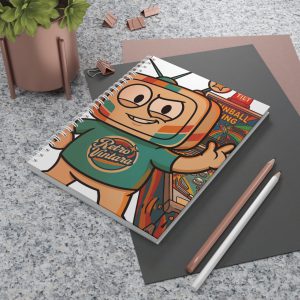 Retro Gaming Notebook — Tilt — Vinty the Time Traveller — Pinball Nostalgia Gaming Journal