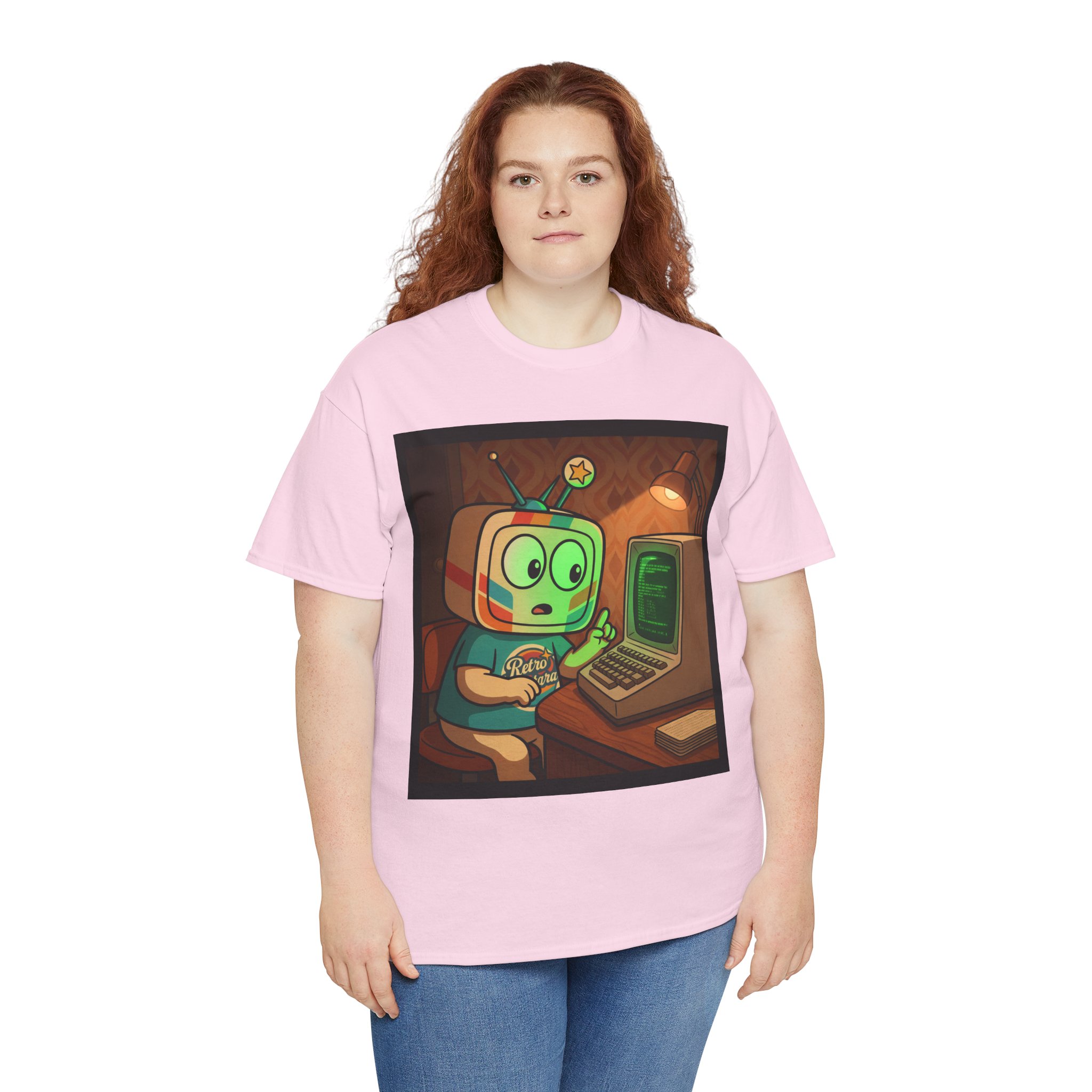 Retro Gaming T-Shirt — You Are In A Dark Room — Vinty the Time Traveller — Text Adventure Nostalgia Tee - Image 10