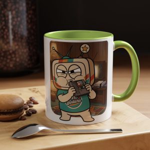 Retro Gaming Mug โ Blow Before Use โ Vinty the Time Traveller โ NES Cartridge Nostalgia Coffee Mug