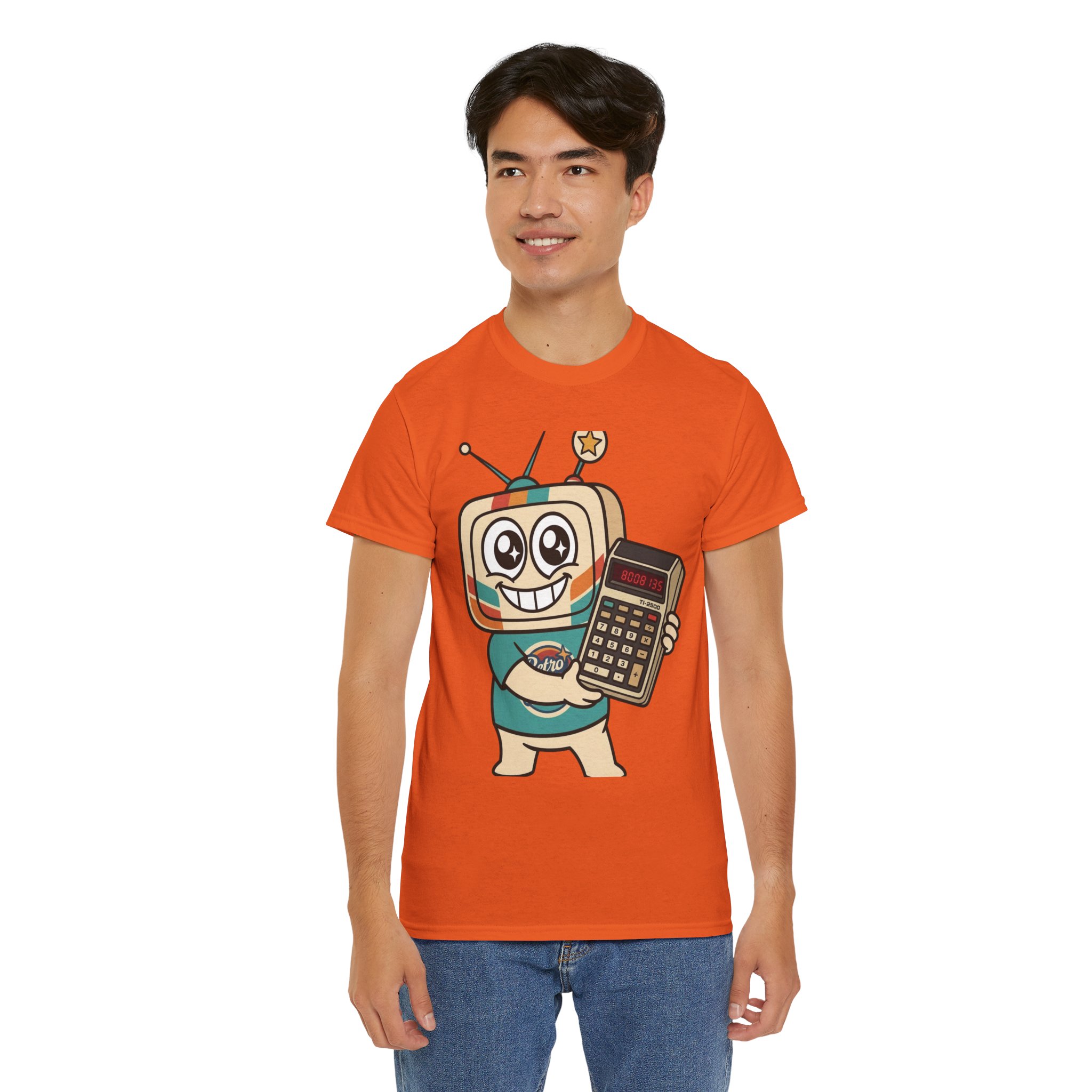 Retro Funny T-Shirt — BOOBIES — Vinty the Time Traveller — Calculator Humour Nostalgia Tee - Image 12