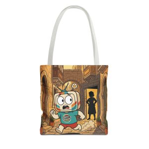 Issa Tiġi Ommi — Vinty the Time Traveller — Maltese Childhood Nostalgia Retro Tote Bag