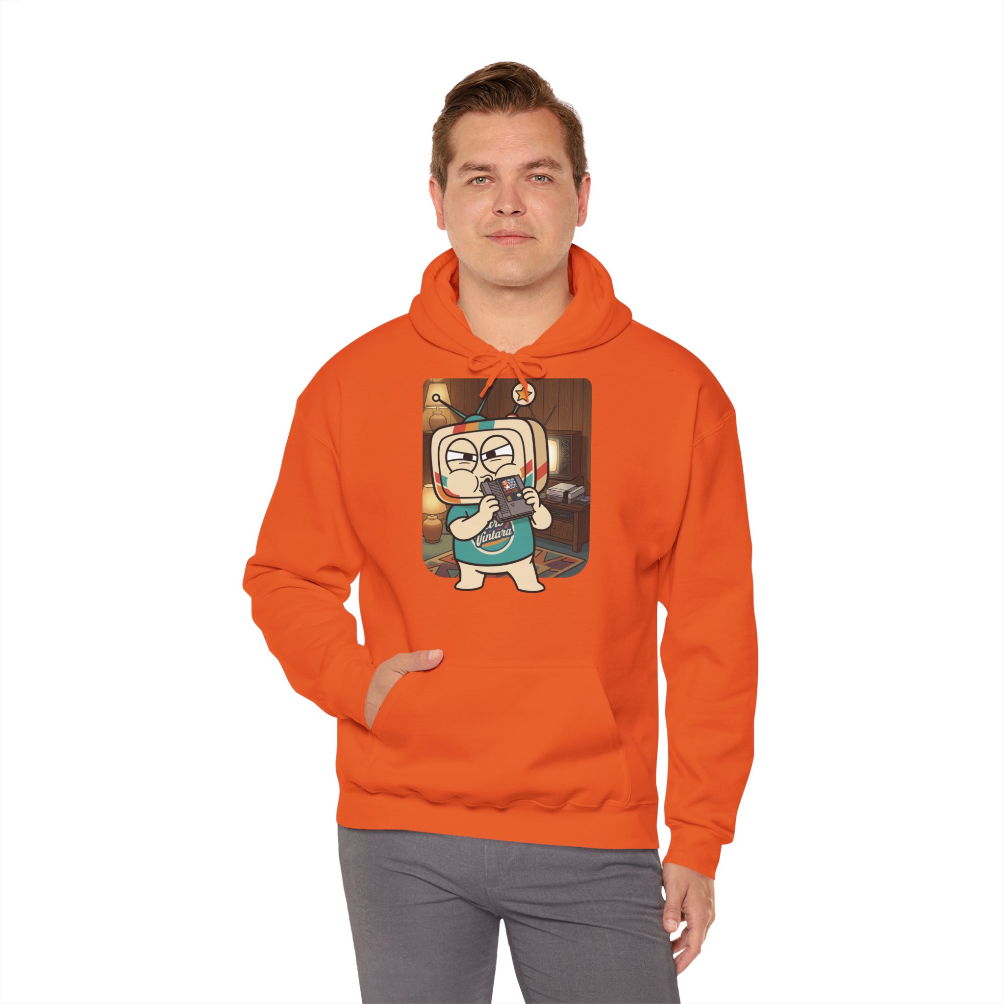 Retro Gaming Hoodie — Blow Before Use — Vinty the Time Traveller — NES Cartridge Nostalgia Hoodie - Image 10