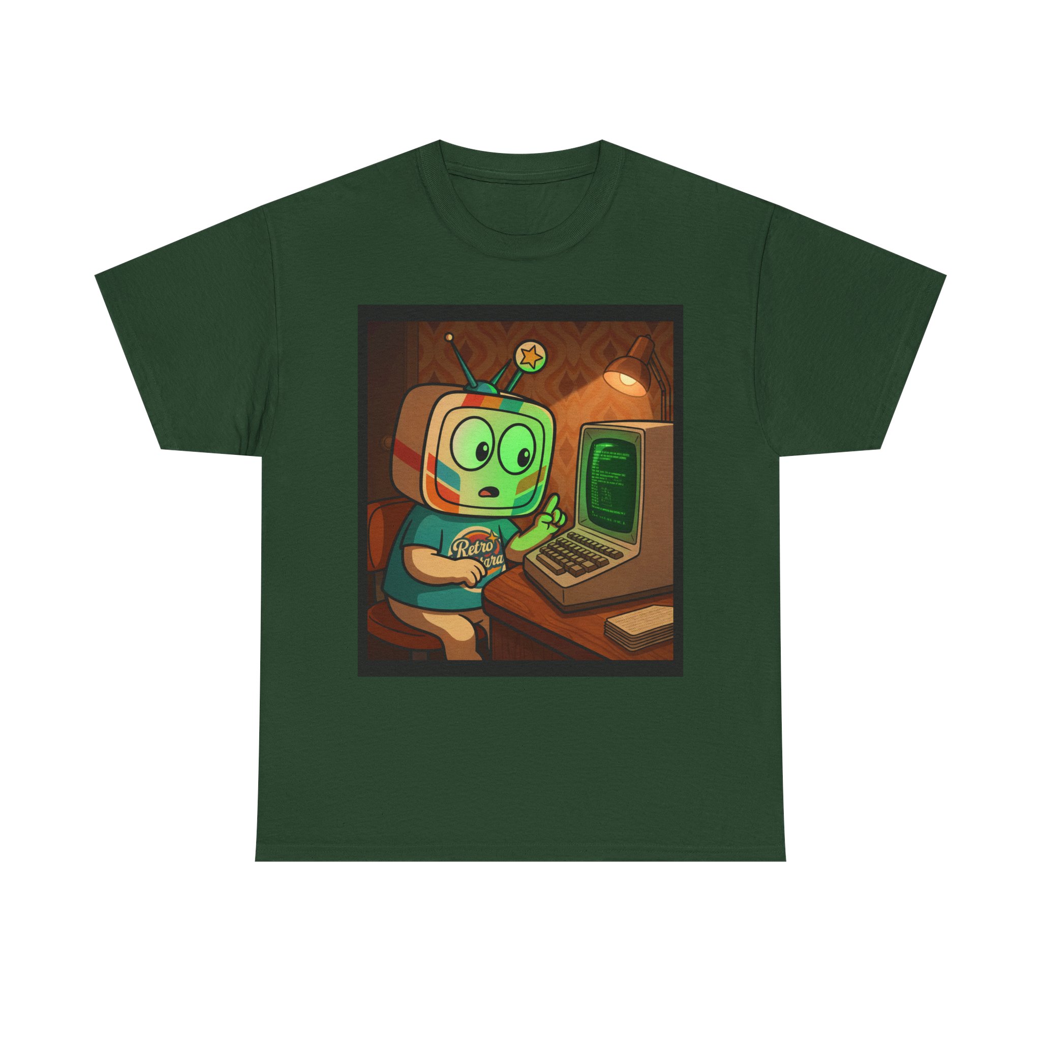 Retro Gaming T-Shirt — You Are In A Dark Room — Vinty the Time Traveller — Text Adventure Nostalgia Tee - Image 15