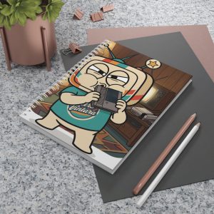 Retro Gaming Notebook — Blow Before Use — Vinty the Time Traveller — Console Cartridge Nostalgia Journal