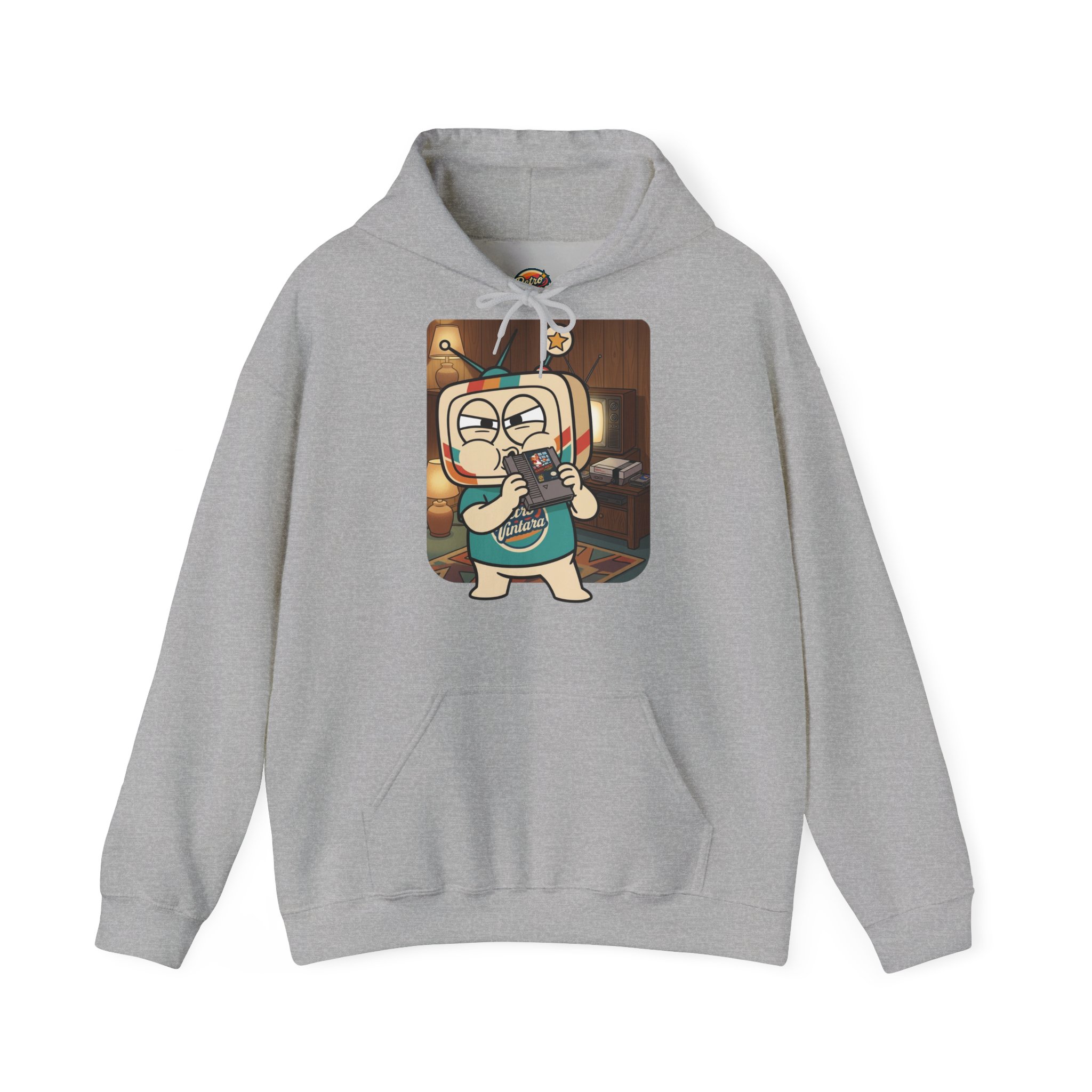 Retro Gaming Hoodie — Blow Before Use — Vinty the Time Traveller — NES Cartridge Nostalgia Hoodie - Image 7