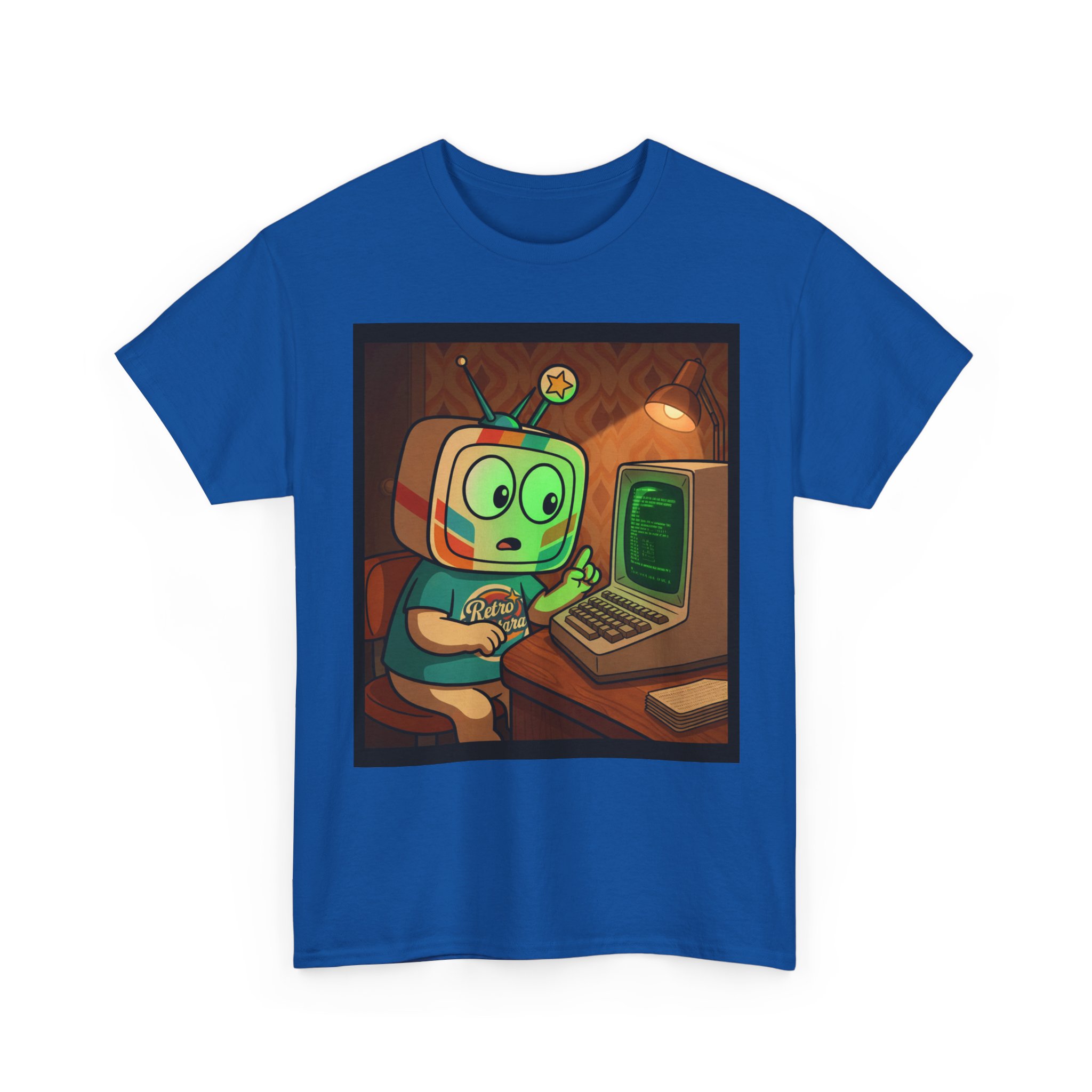 Retro Gaming T-Shirt — You Are In A Dark Room — Vinty the Time Traveller — Text Adventure Nostalgia Tee - Image 7