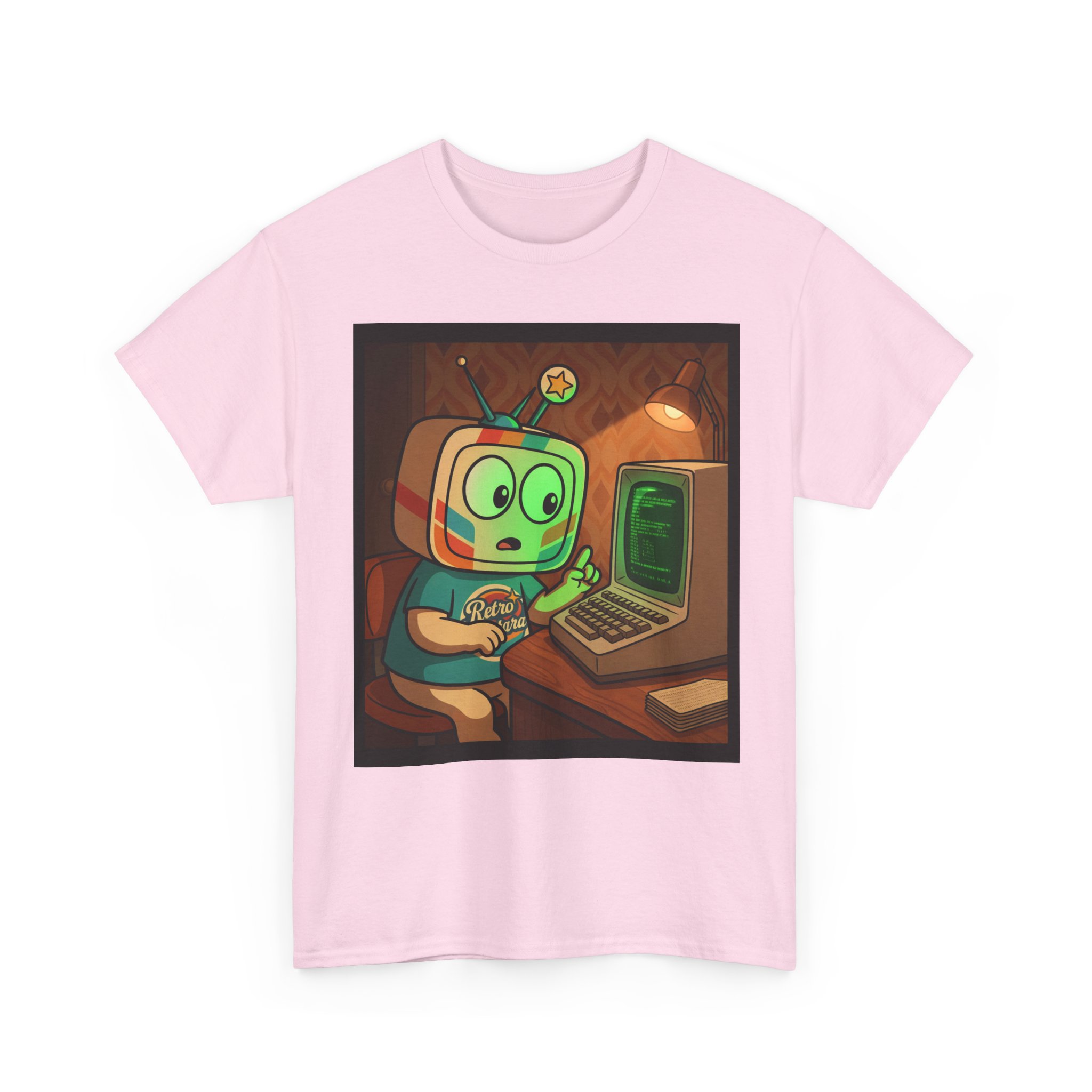 Retro Gaming T-Shirt — You Are In A Dark Room — Vinty the Time Traveller — Text Adventure Nostalgia Tee - Image 9