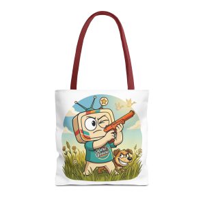 Retro Gaming Tote Bag โ Duck Season โ Vinty the Time Traveller โ Duck Hunt Nostalgia Bag