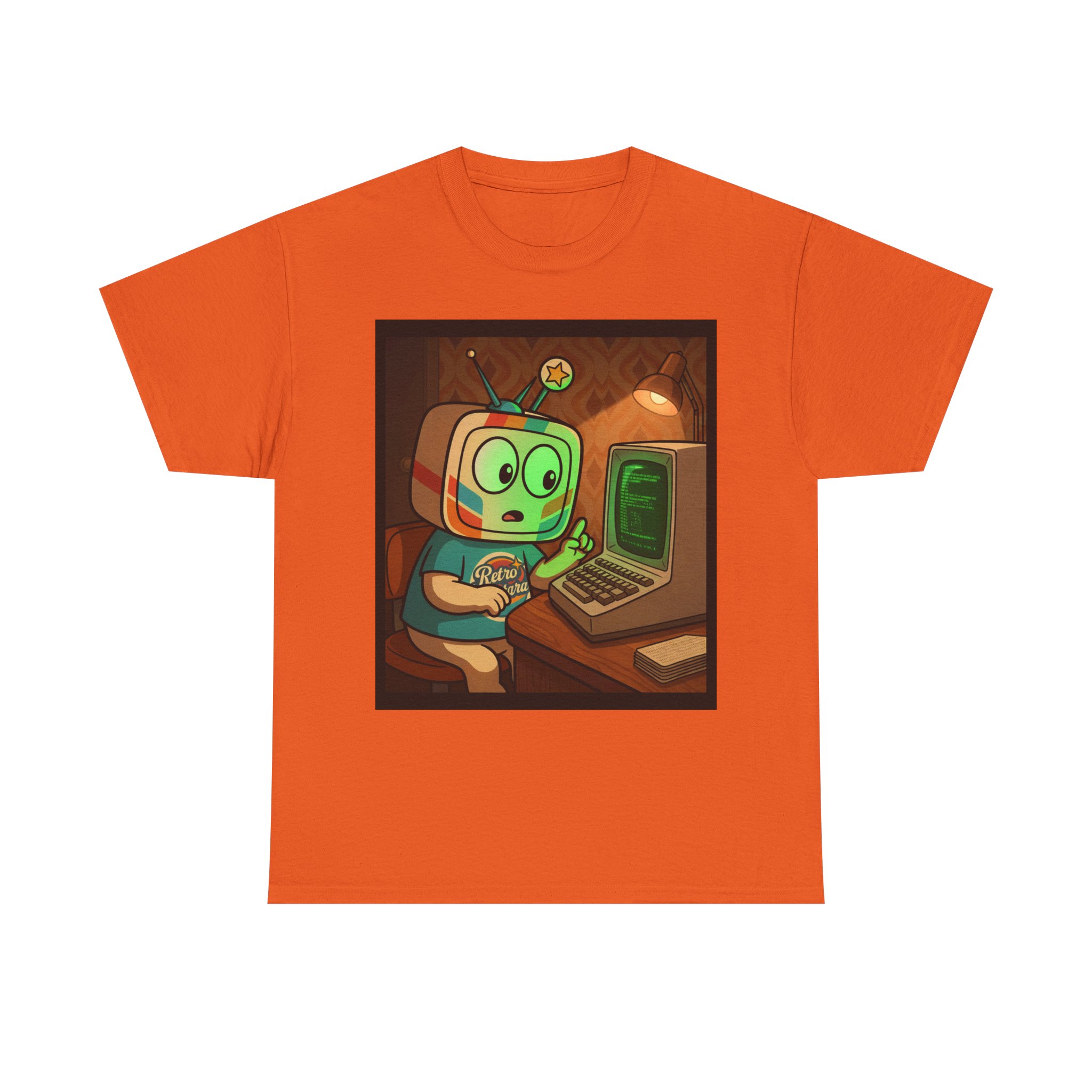 Retro Gaming T-Shirt — You Are In A Dark Room — Vinty the Time Traveller — Text Adventure Nostalgia Tee - Image 11