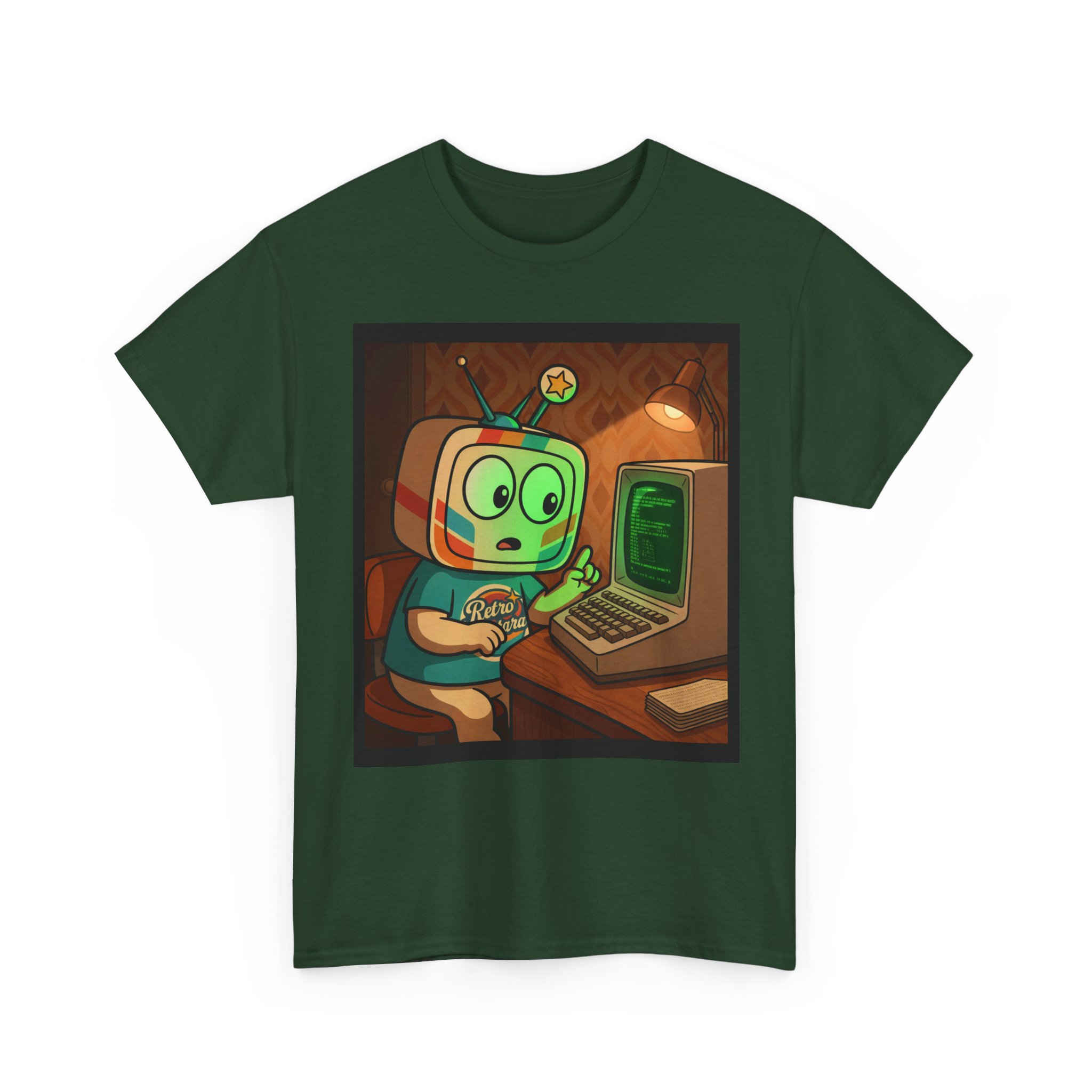 Retro Gaming T-Shirt — You Are In A Dark Room — Vinty the Time Traveller — Text Adventure Nostalgia Tee - Image 17