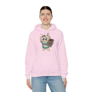Retro Funny Hoodie — BOOBIES — Vinty the Time Traveller — Calculator Humour Nostalgia Hoodie